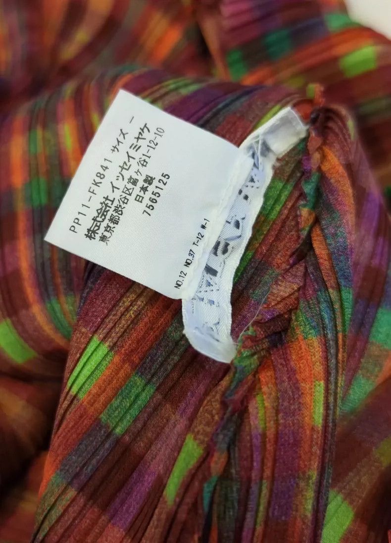 Issey Miyake Issey Miyake Pleats Please Plaid Top - dmc Size US M / EU 48-50 / 2 - 5 Thumbnail
