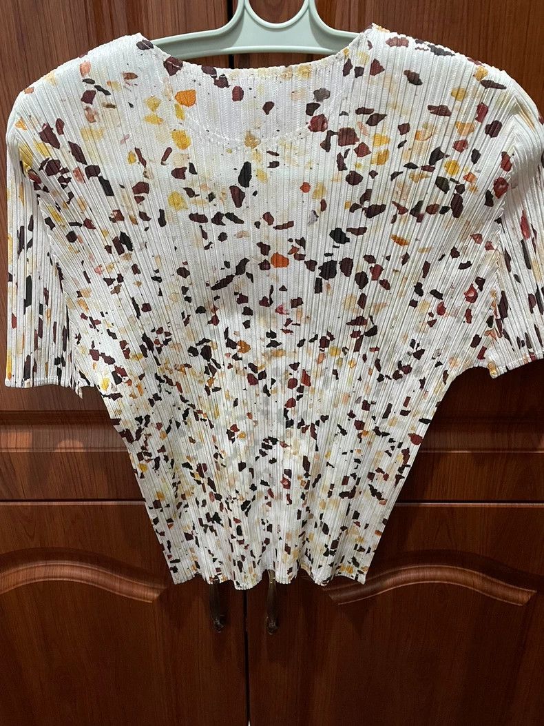 Issey Miyake Issey Miyake PP Floral Pleated T-shirt - dmc Size US S / EU 44-46 / 1 - 2 Thumbnail