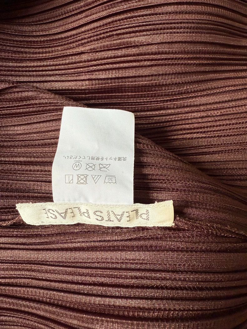 Issey Miyake Issey Miyake Pleats Please Brown Top - dmc Size US M / EU 48-50 / 2 - 3 Thumbnail