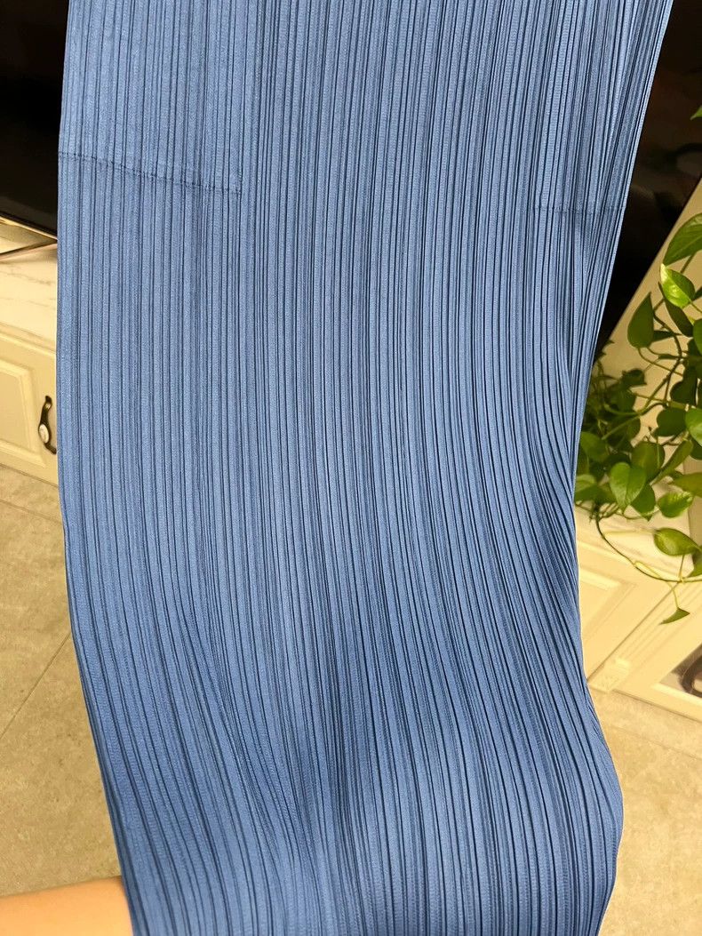 Issey Miyake Issey Miyake PP Blue Pleated Skirt - dmc Size US 30 / EU 46 - 3 Thumbnail
