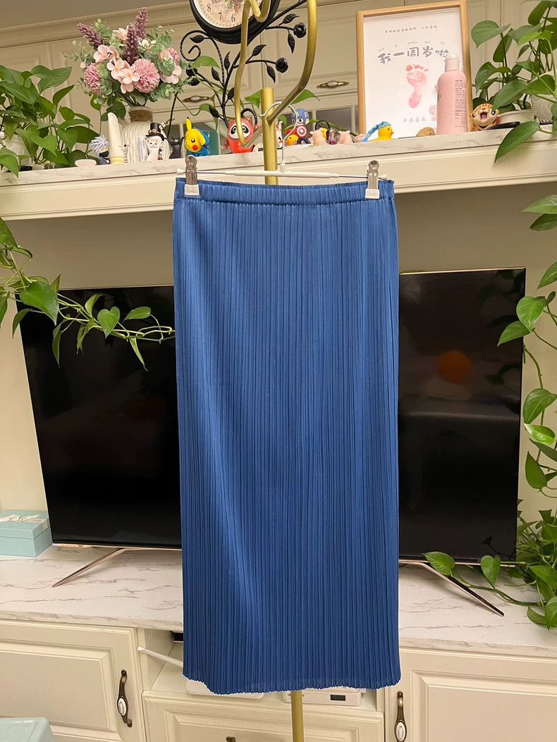 Issey Miyake Issey Miyake PP Blue Pleated Skirt - dmc Size US 30 / EU 46 - 6 Thumbnail