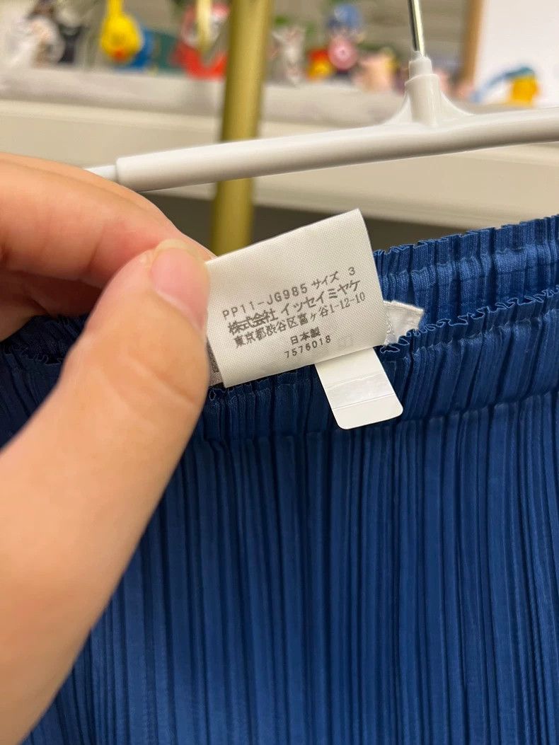 Issey Miyake Issey Miyake PP Blue Pleated Skirt - dmc Size US 30 / EU 46 - 5 Thumbnail