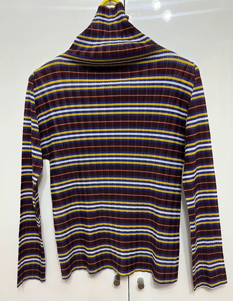 Issey Miyake PP Ribbed Turtleneck Sweater - dmc