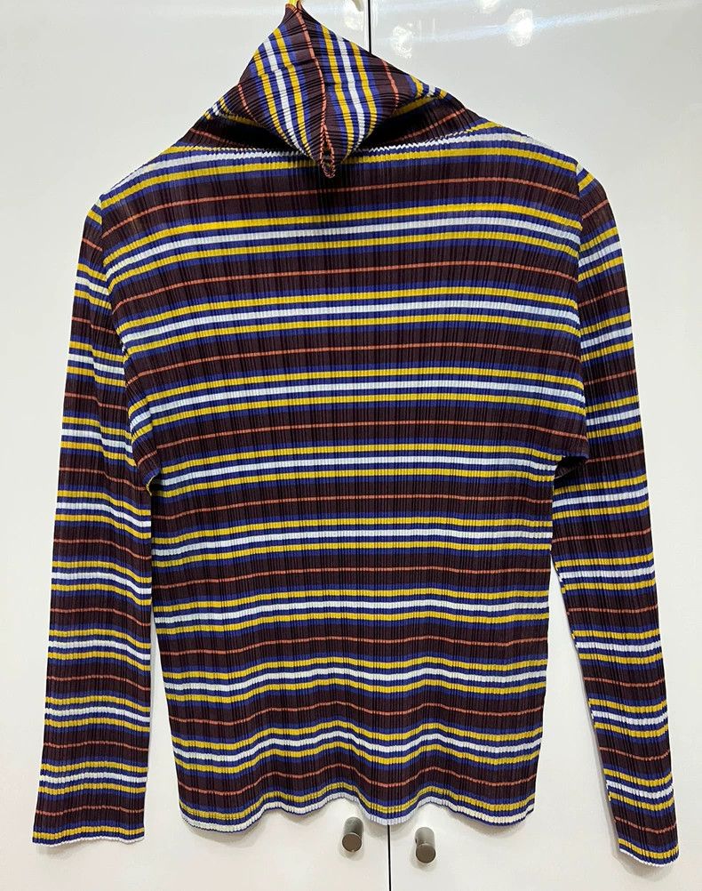 Issey Miyake PP Ribbed Turtleneck Sweater - dmc