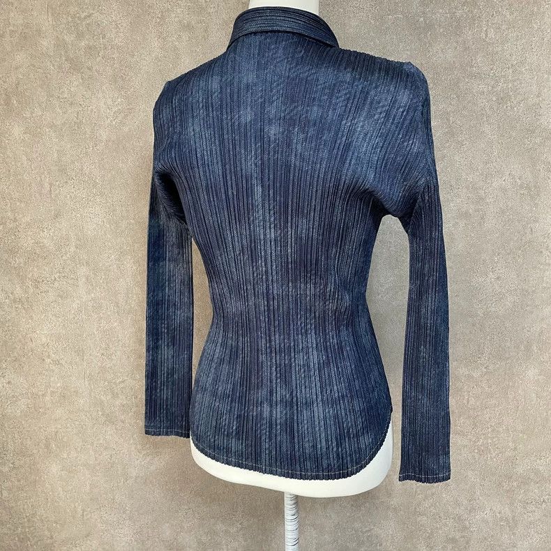 Issey Miyake Issey Miyake PP Denim-like Button Shirt - dmc Size US M / EU 48-50 / 2 - 3 Thumbnail