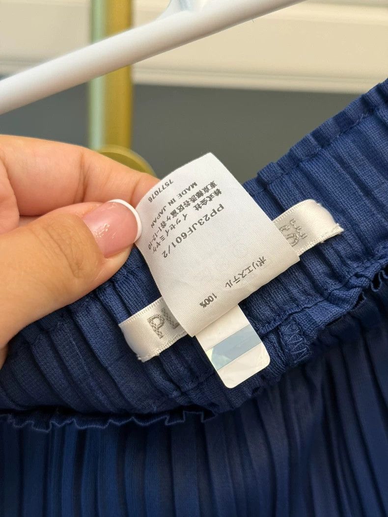 Issey Miyake Issey Miyake PP Blue Pleated Pants JF601 - dmc Size US 28 / EU 44 - 4 Thumbnail