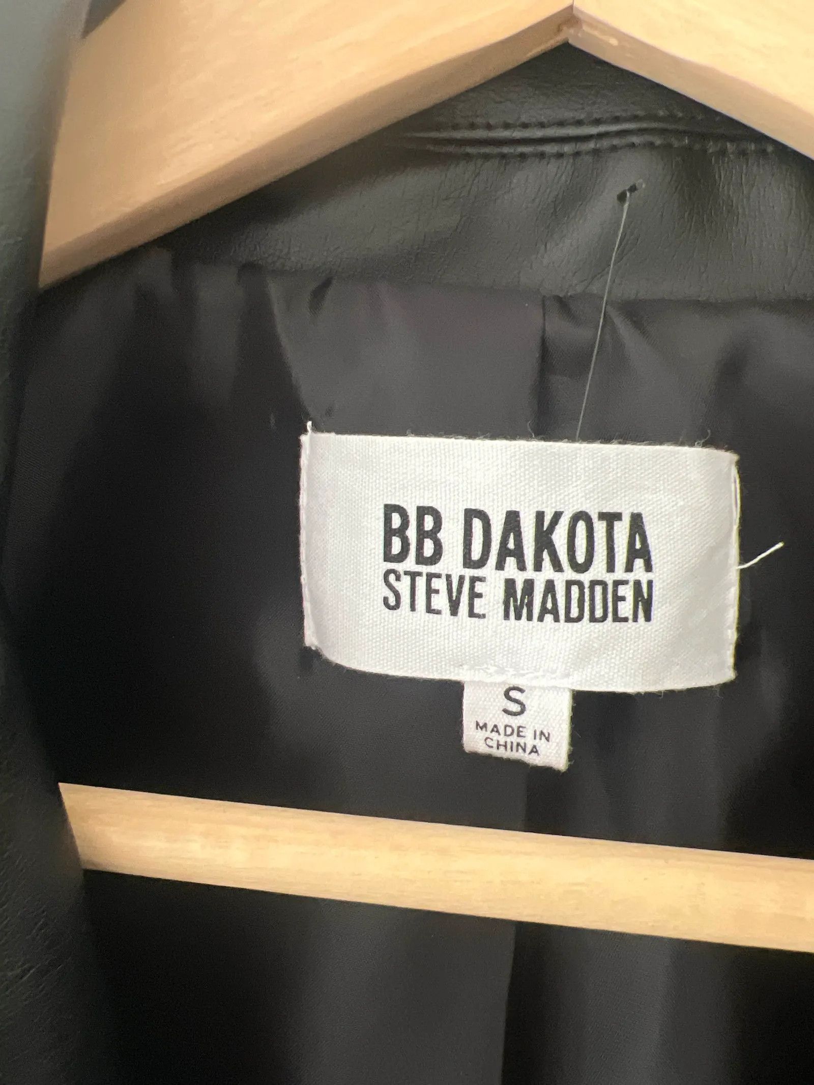 Steve Madden Steve Madden Leather Jacket Size S / US 4 / IT 40 - 2 Thumbnail
