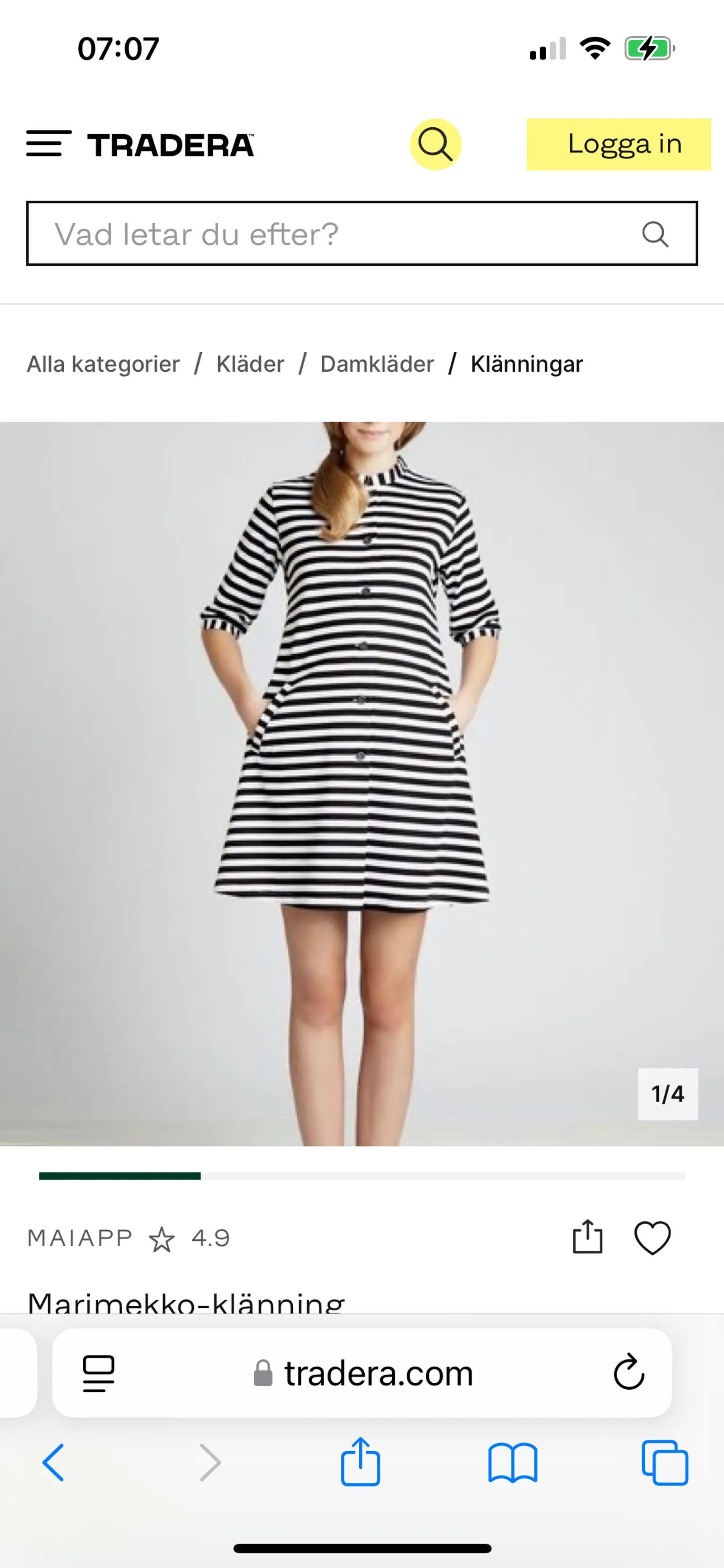 Marimekko Marimekko Dress Size XXL / US 16-18 / IT 52-54 - 4 Thumbnail