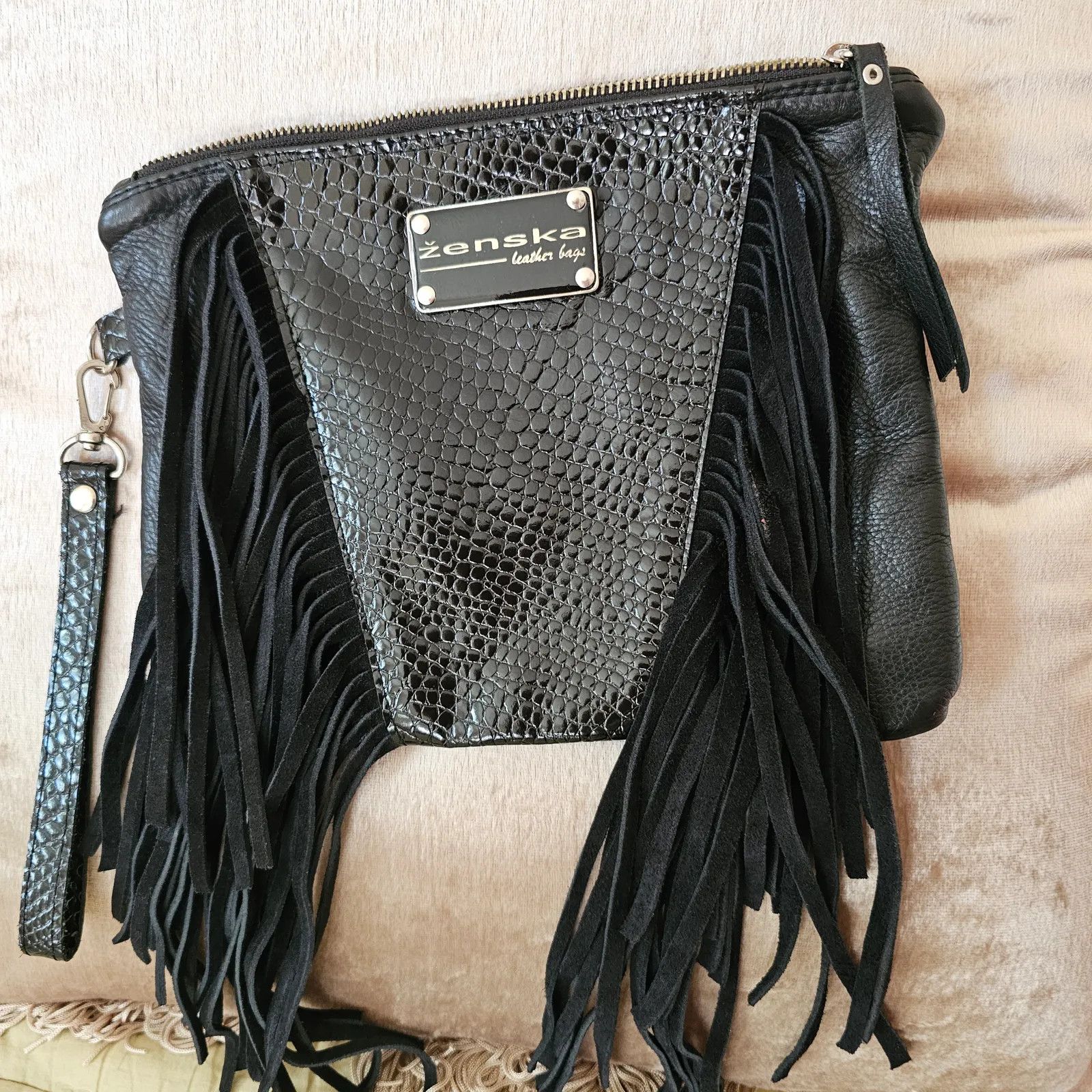 Leather Zenska Leather Bags Bucket Bag Size ONE SIZE - 5 Thumbnail