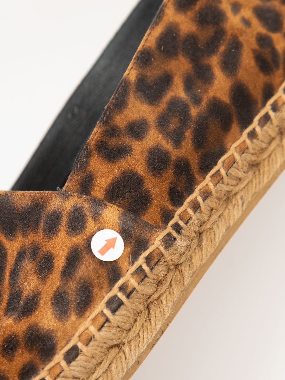 Saint Laurent Paris Brown Leopard Suede Espadrilles Size US 7 / IT 37 - 12 Thumbnail