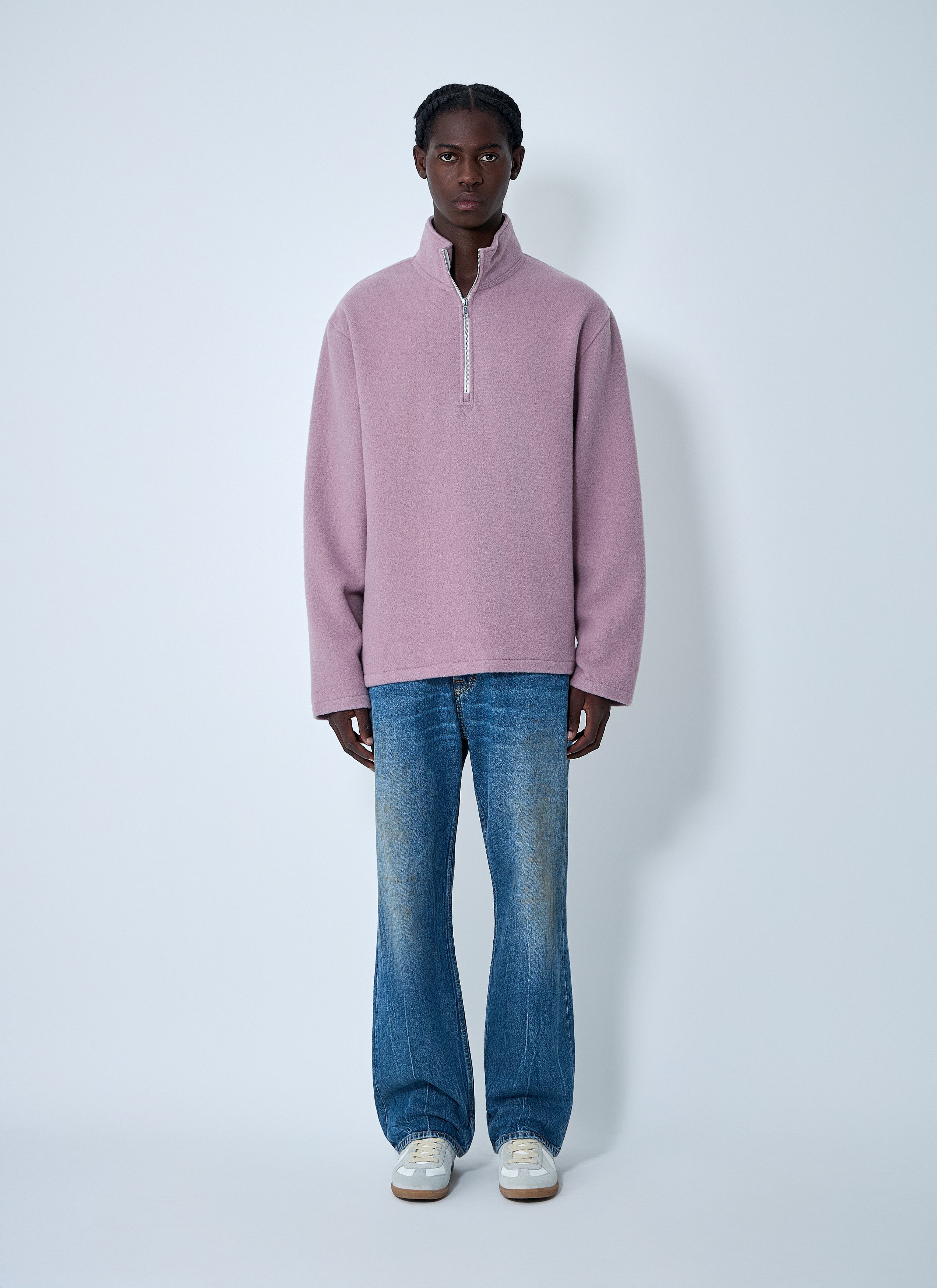 RIER Zip-Up Fleece Sweatshirt Size M / US 6-8 / IT 42-44 - 2 Thumbnail