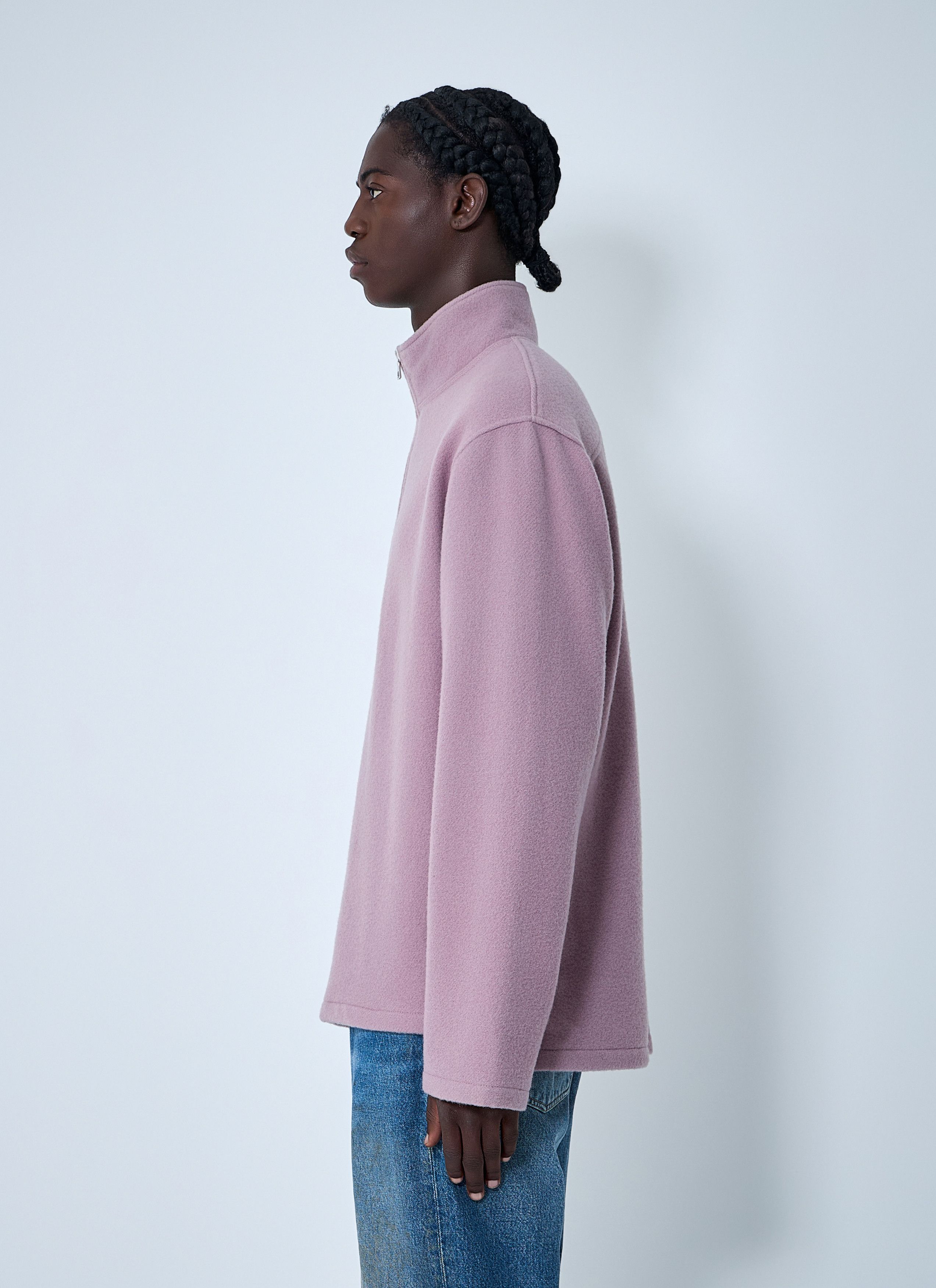 RIER Zip-Up Fleece Sweatshirt Size M / US 6-8 / IT 42-44 - 3 Thumbnail