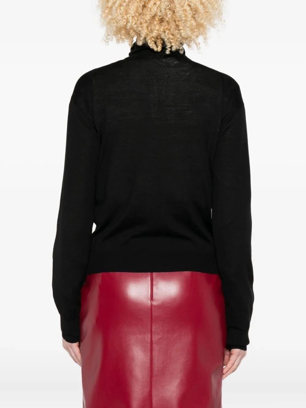 Saint Laurent Paris Turtle-Neck Sweater Size L / US 10 / IT 46 - 3 Thumbnail
