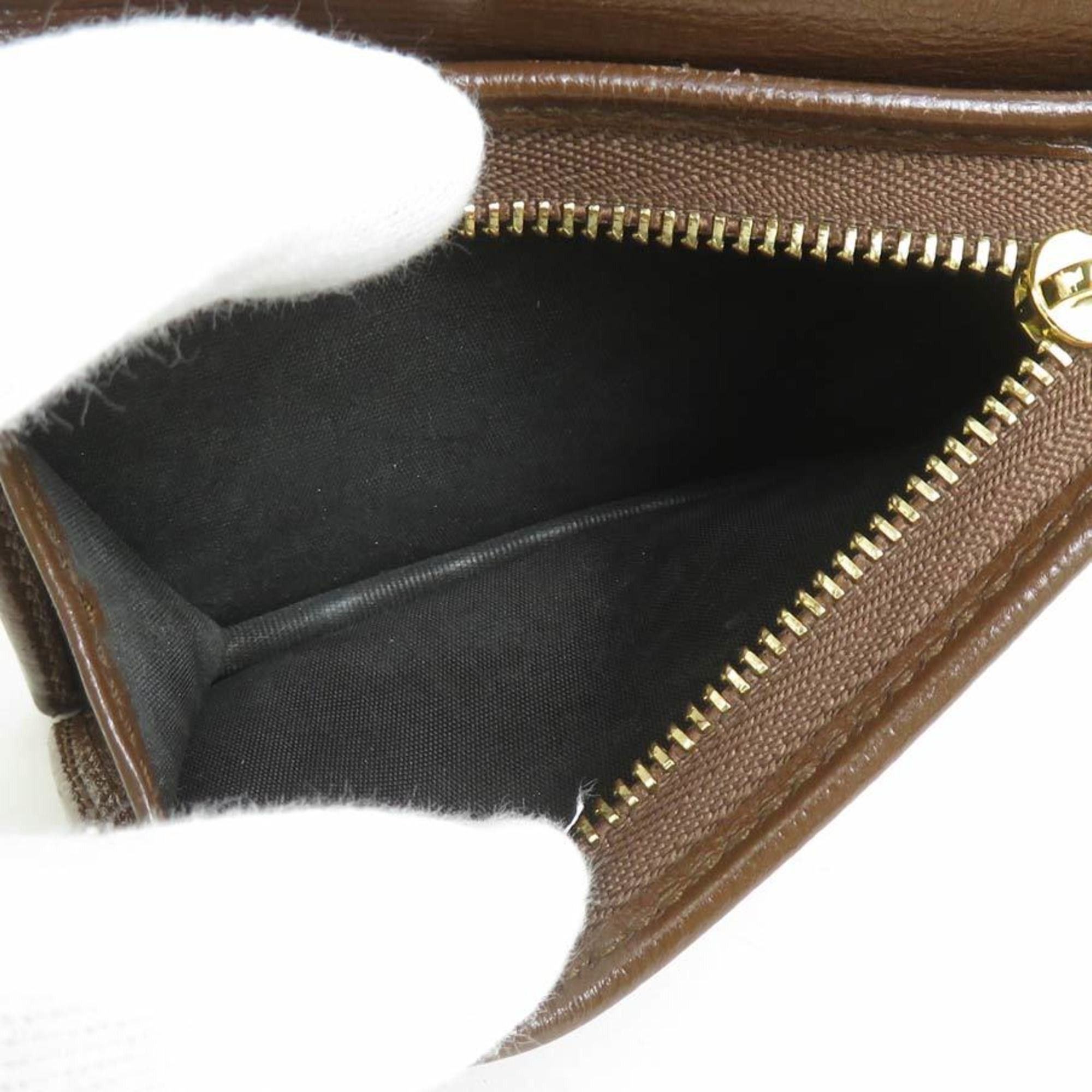 Gucci Gucci Horsebit Bifold Wallet in GG Supreme Canvas, Brown, 621887 (h31430a) Size ONE SIZE - 4 Thumbnail