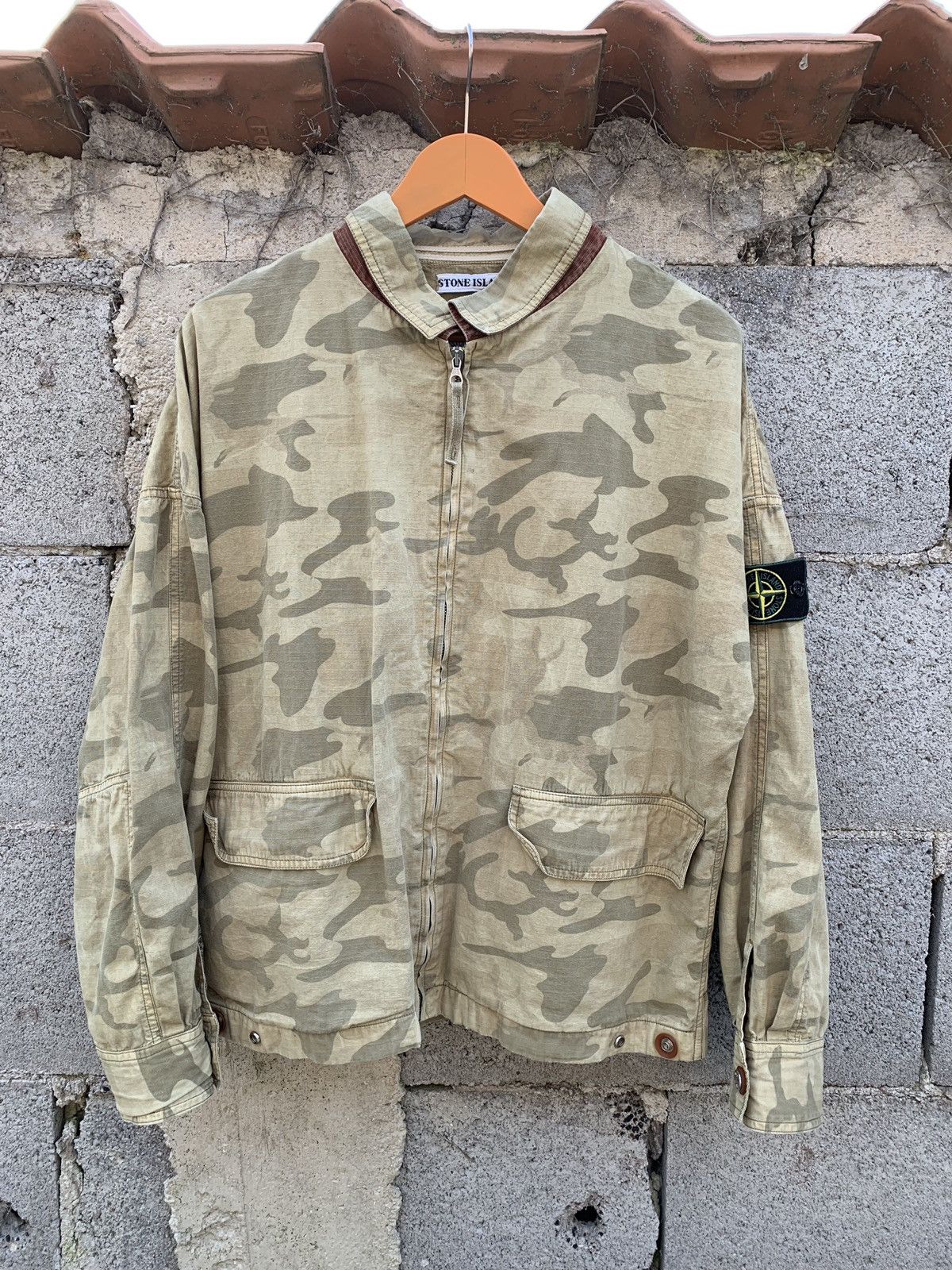 Stone Island Stone island vintage ice camo jacket | Grailed