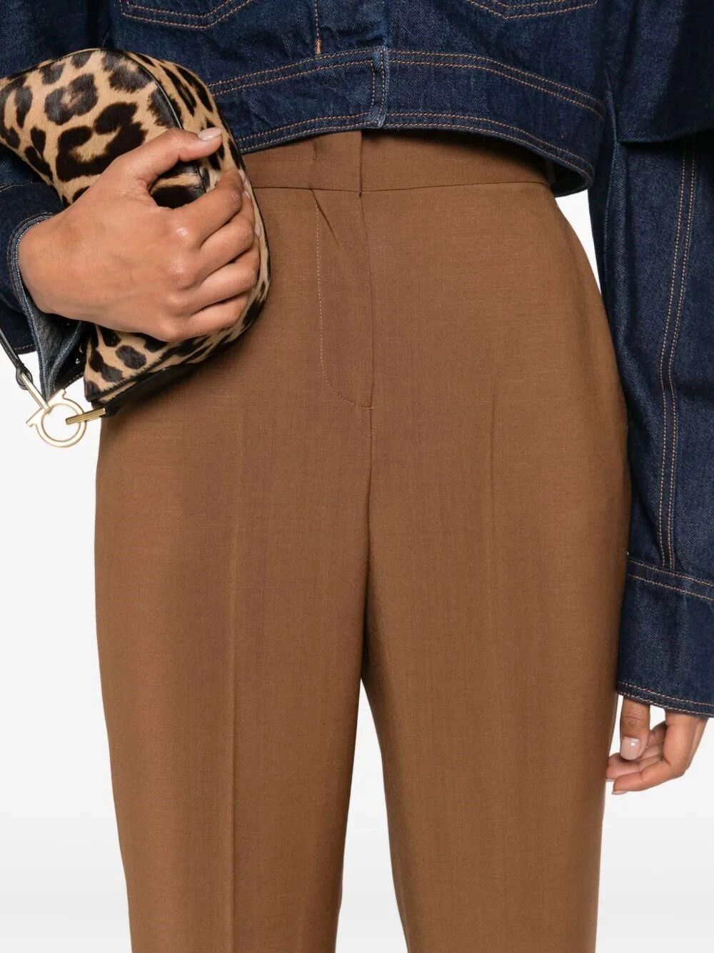 Fendi Wool Mohair Pants Size 28" / US 6 / IT 42 - 5 Thumbnail