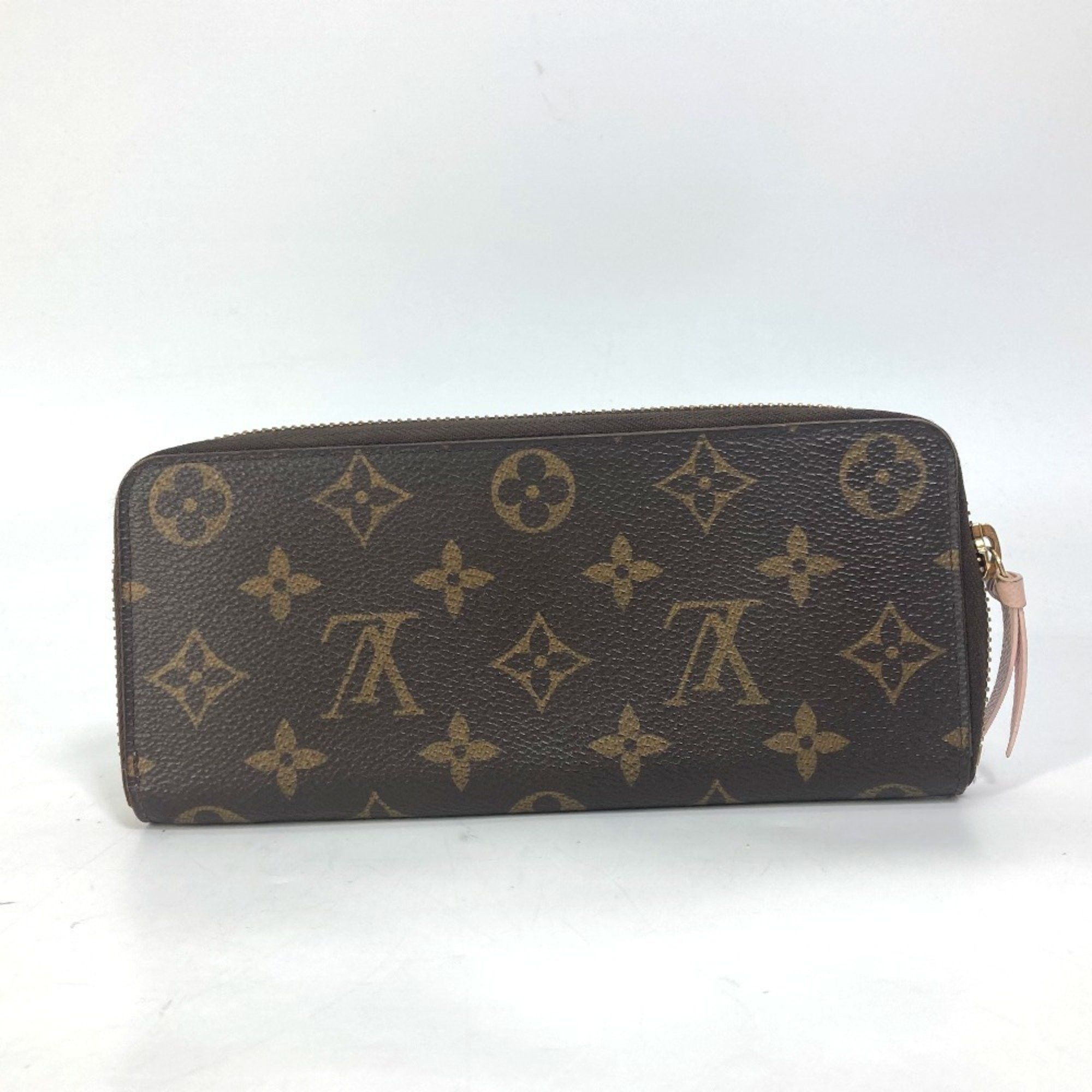 Louis Vuitton LOUIS VUITTON M61298 Monogram Portefeuille Clemence Round Zip Long Wallet in Canvas, Women's, Rose Ballerine, Pink Size ONE SIZE - 2 Thumbnail