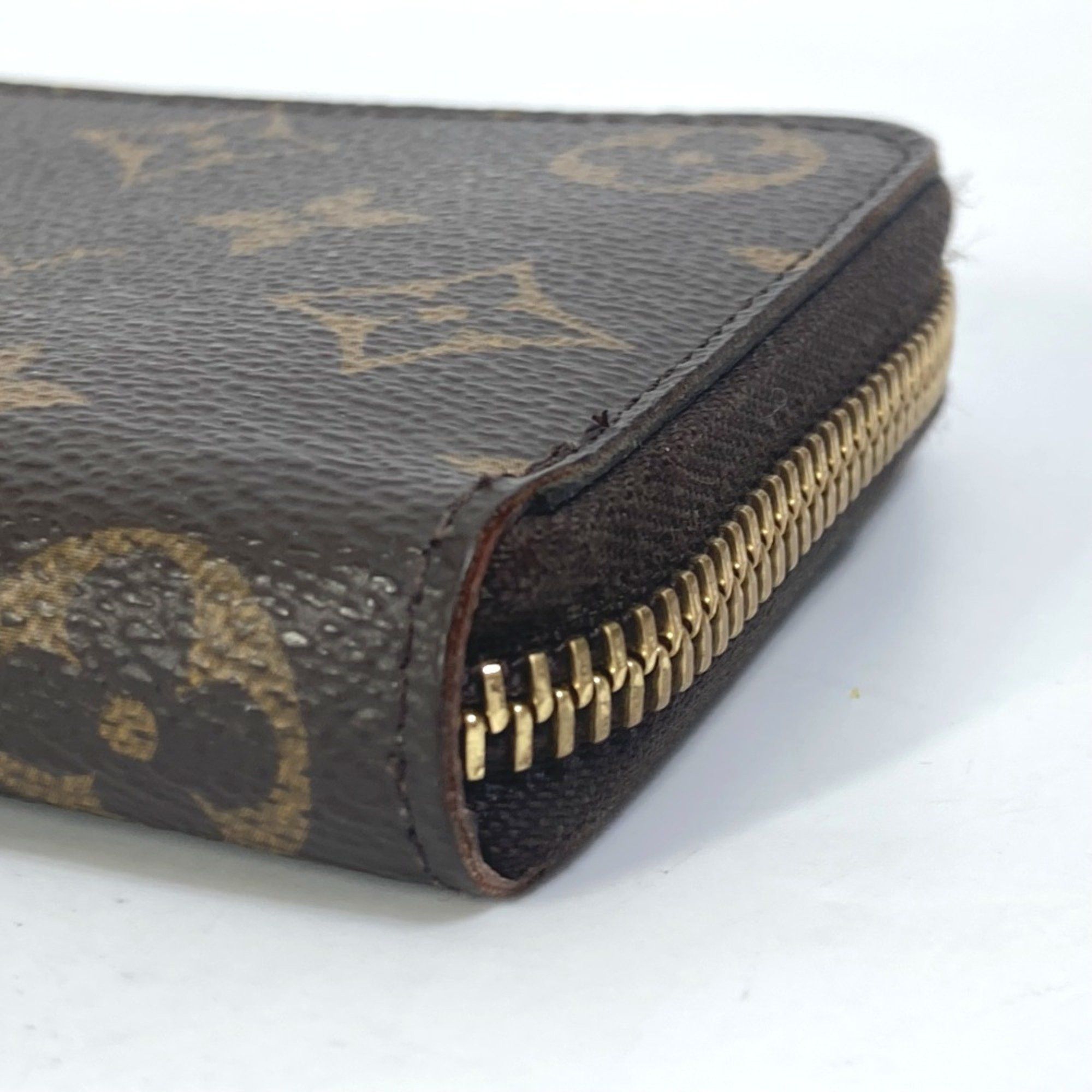 Louis Vuitton LOUIS VUITTON M61298 Monogram Portefeuille Clemence Round Zip Long Wallet in Canvas, Women's, Rose Ballerine, Pink Size ONE SIZE - 5 Thumbnail