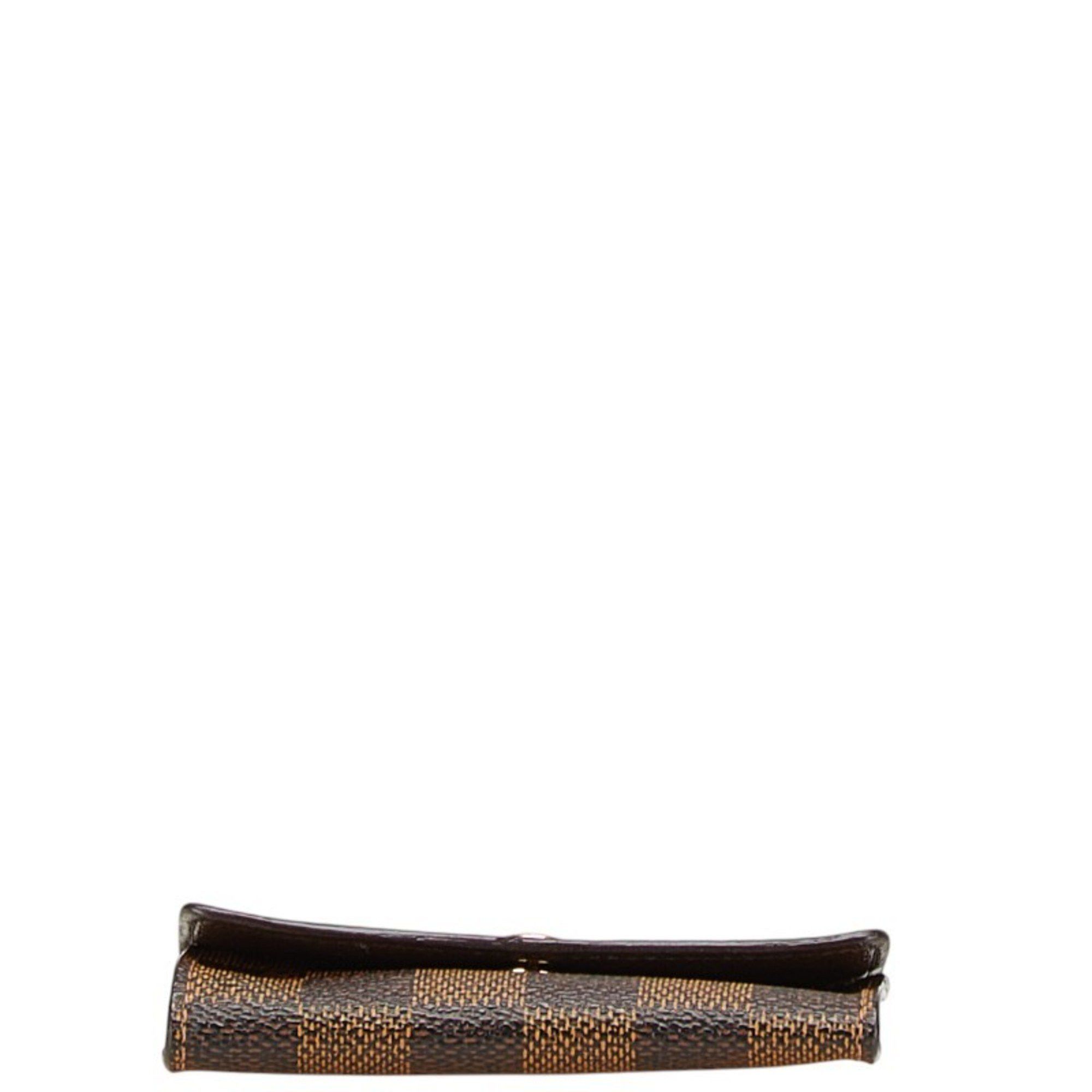 Louis Vuitton Louis Vuitton Damier Multicle 6 Key Case N62630 Brown PVC Leather Women's LOUIS VUITTON Size ONE SIZE - 3 Thumbnail