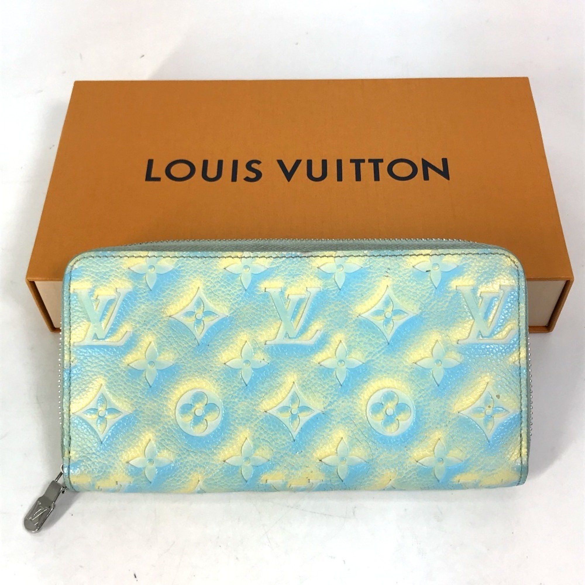 Louis Vuitton LOUIS VUITTON ルイヴィトン M81466 モノグラムアンプラント ジッピーウォレット ラウンドファスナー 長財布 モノグラムアンプラントレザー レディース ヴェール・ドー イエロー Size ONE SIZE - 16 Thumbnail