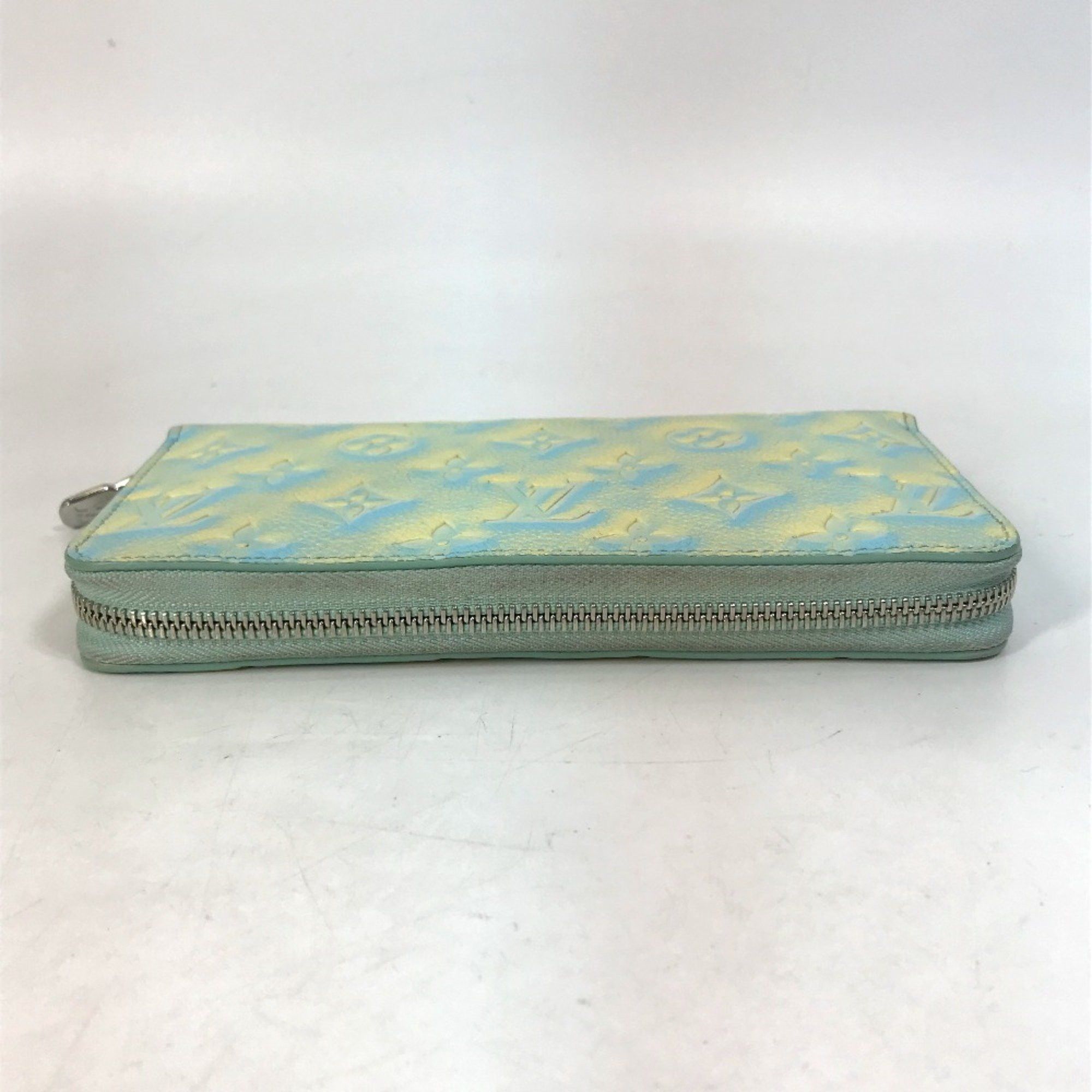 Louis Vuitton LOUIS VUITTON ルイヴィトン M81466 モノグラムアンプラント ジッピーウォレット ラウンドファスナー 長財布 モノグラムアンプラントレザー レディース ヴェール・ドー イエロー Size ONE SIZE - 4 Thumbnail