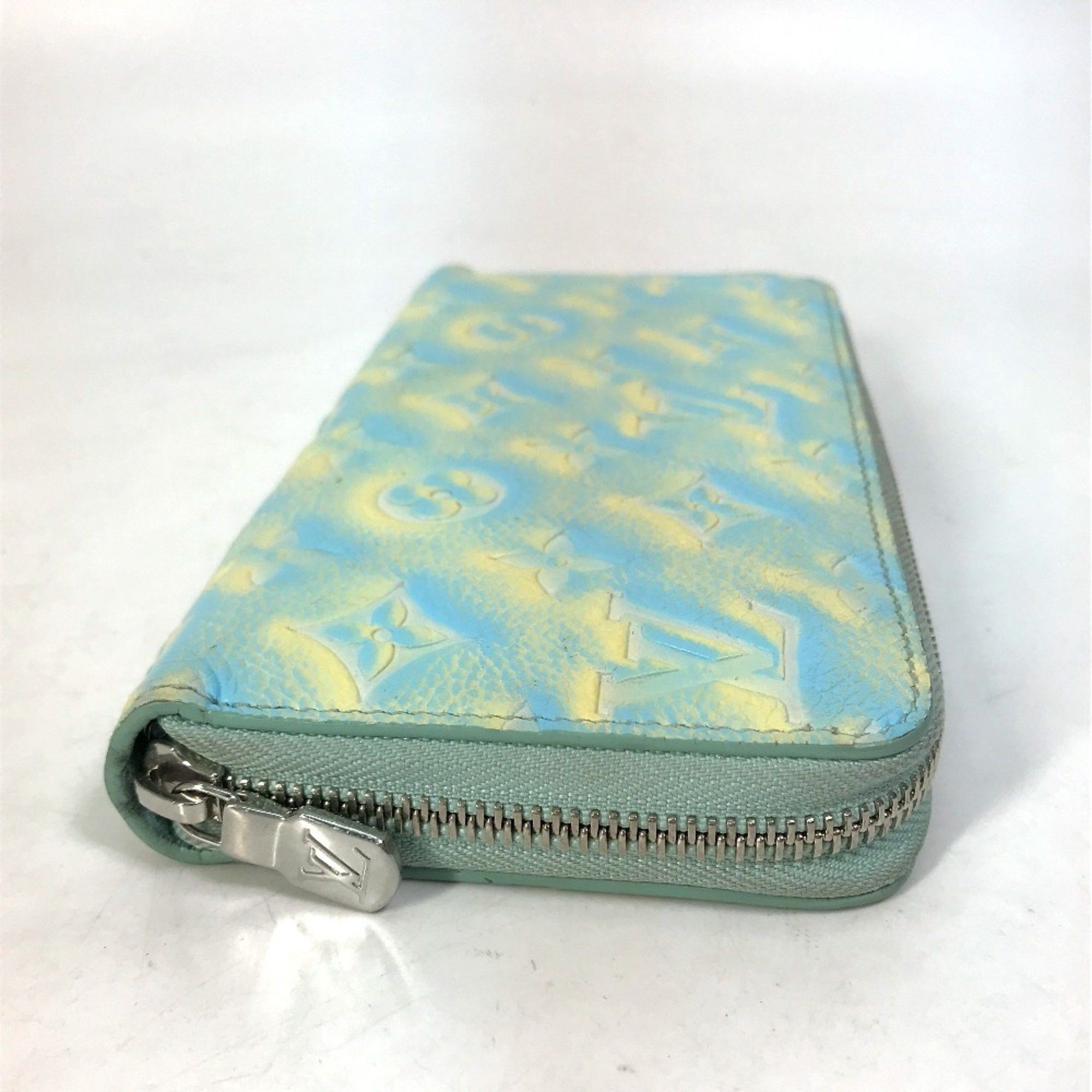 Louis Vuitton LOUIS VUITTON ルイヴィトン M81466 モノグラムアンプラント ジッピーウォレット ラウンドファスナー 長財布 モノグラムアンプラントレザー レディース ヴェール・ドー イエロー Size ONE SIZE - 5 Thumbnail