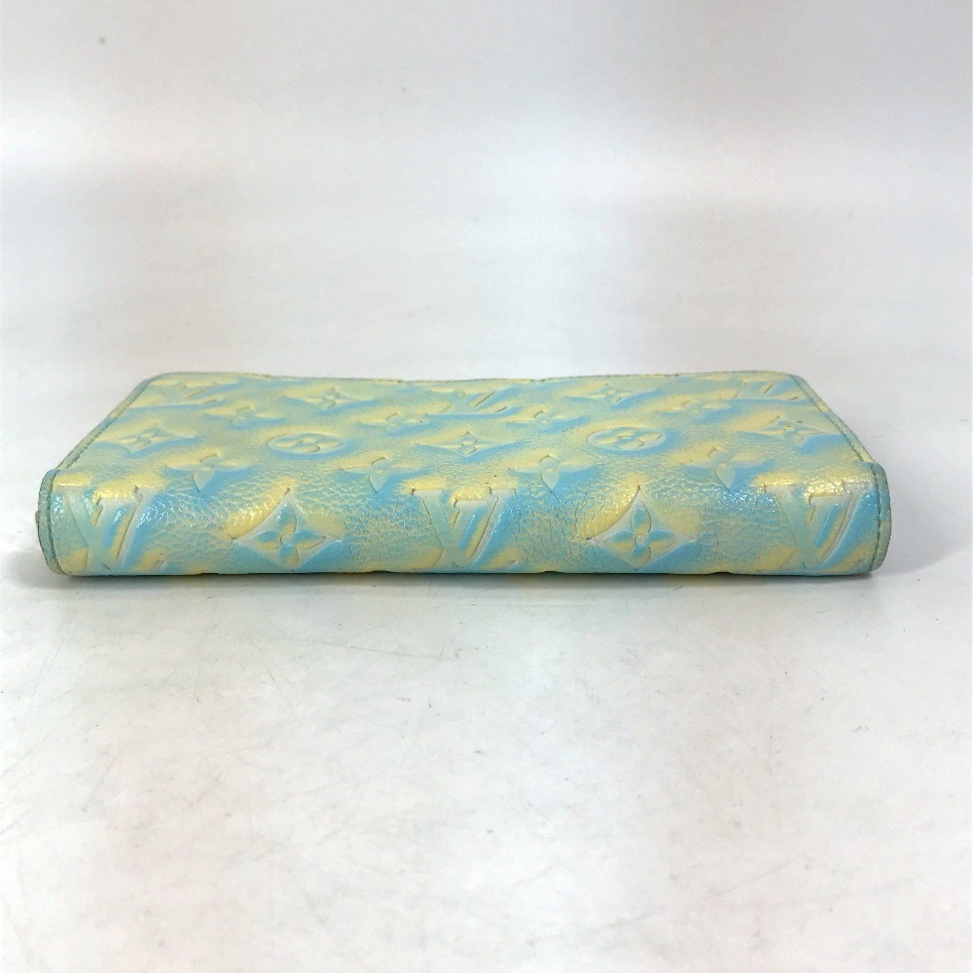 Louis Vuitton LOUIS VUITTON ルイヴィトン M81466 モノグラムアンプラント ジッピーウォレット ラウンドファスナー 長財布 モノグラムアンプラントレザー レディース ヴェール・ドー イエロー Size ONE SIZE - 3 Thumbnail