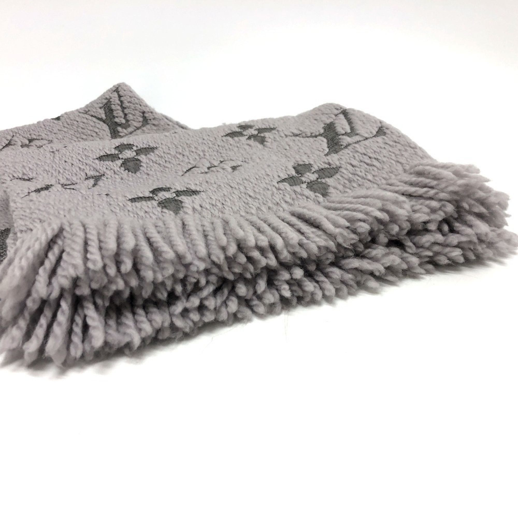 LOUIS VUITTON グレー マフラー レディースマフラー ルイヴィトン