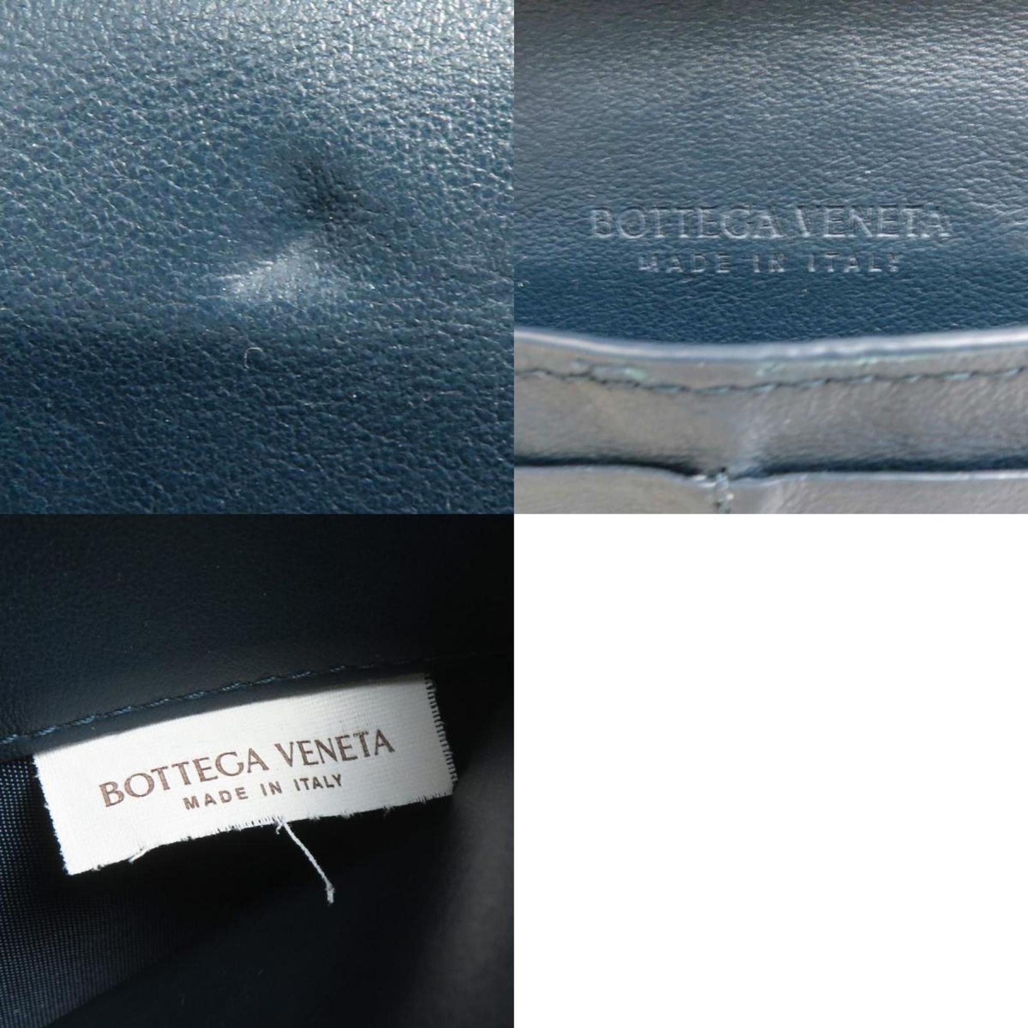 Bottega Veneta Bottega Veneta long wallet in intrecciato leather blue-green for men and women, r10733g Size ONE SIZE - 5 Thumbnail