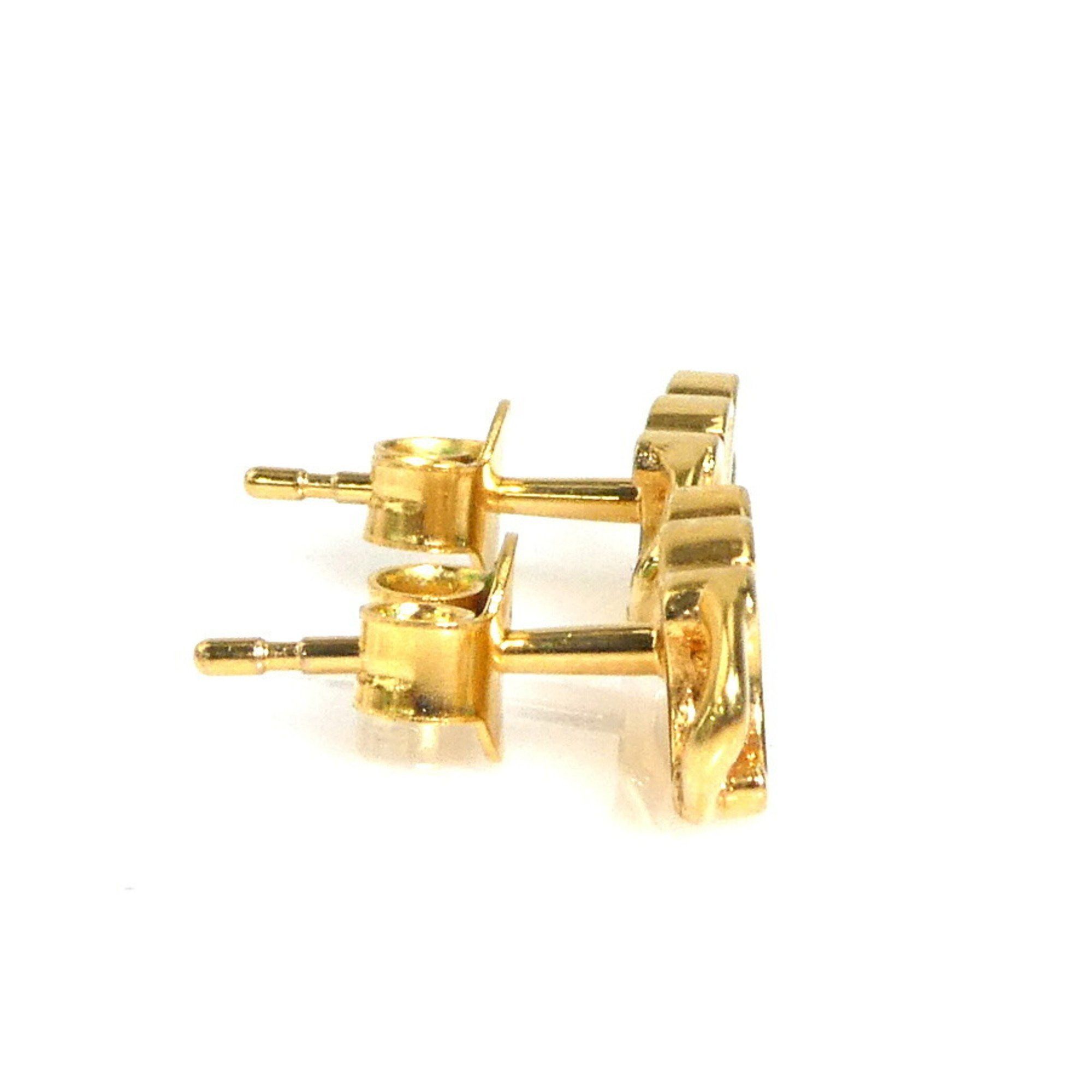 Celine Celine Triomphe earrings in gold metal for women, r10739k Size ONE SIZE - 2 Thumbnail