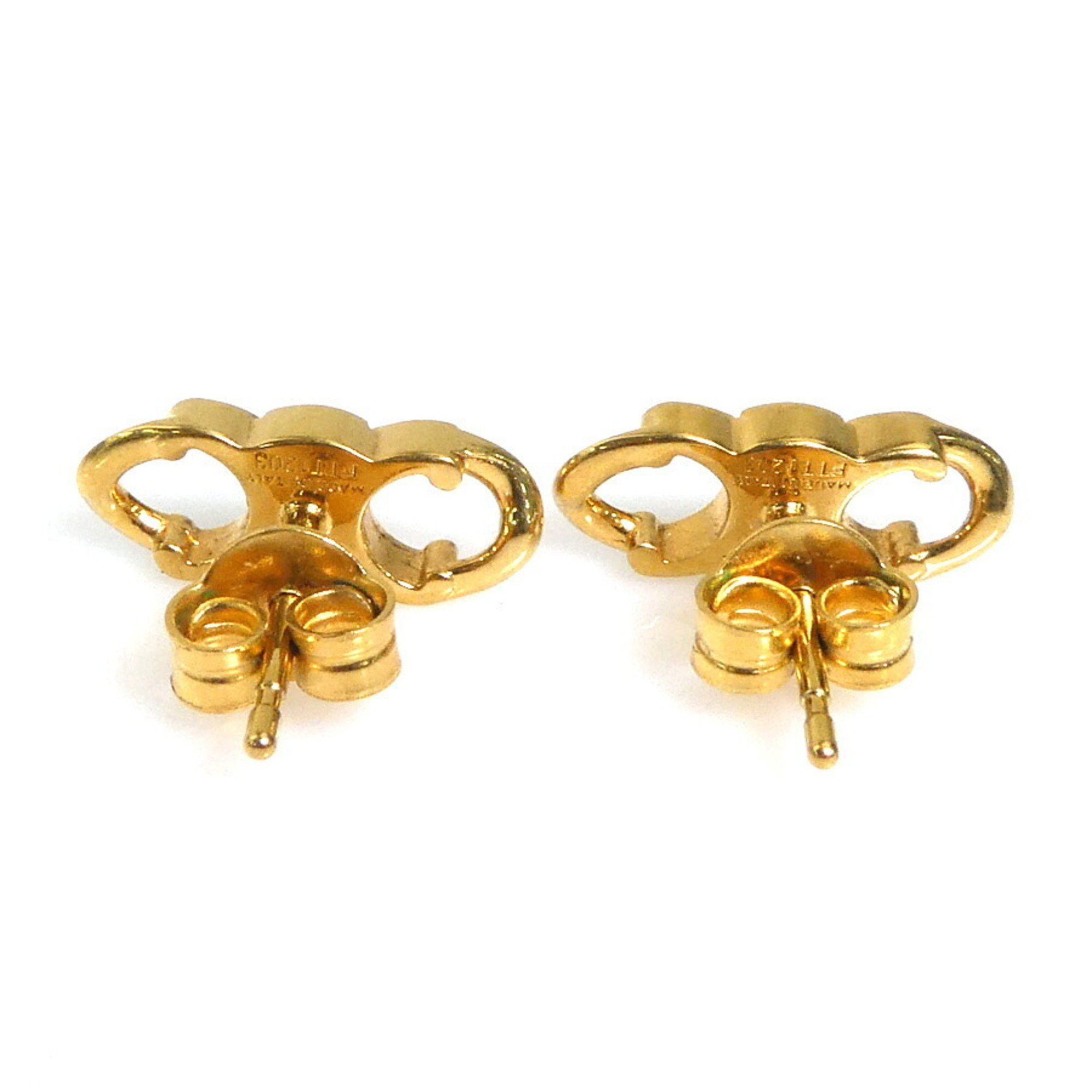 Celine Celine Triomphe earrings in gold metal for women, r10739k Size ONE SIZE - 3 Thumbnail