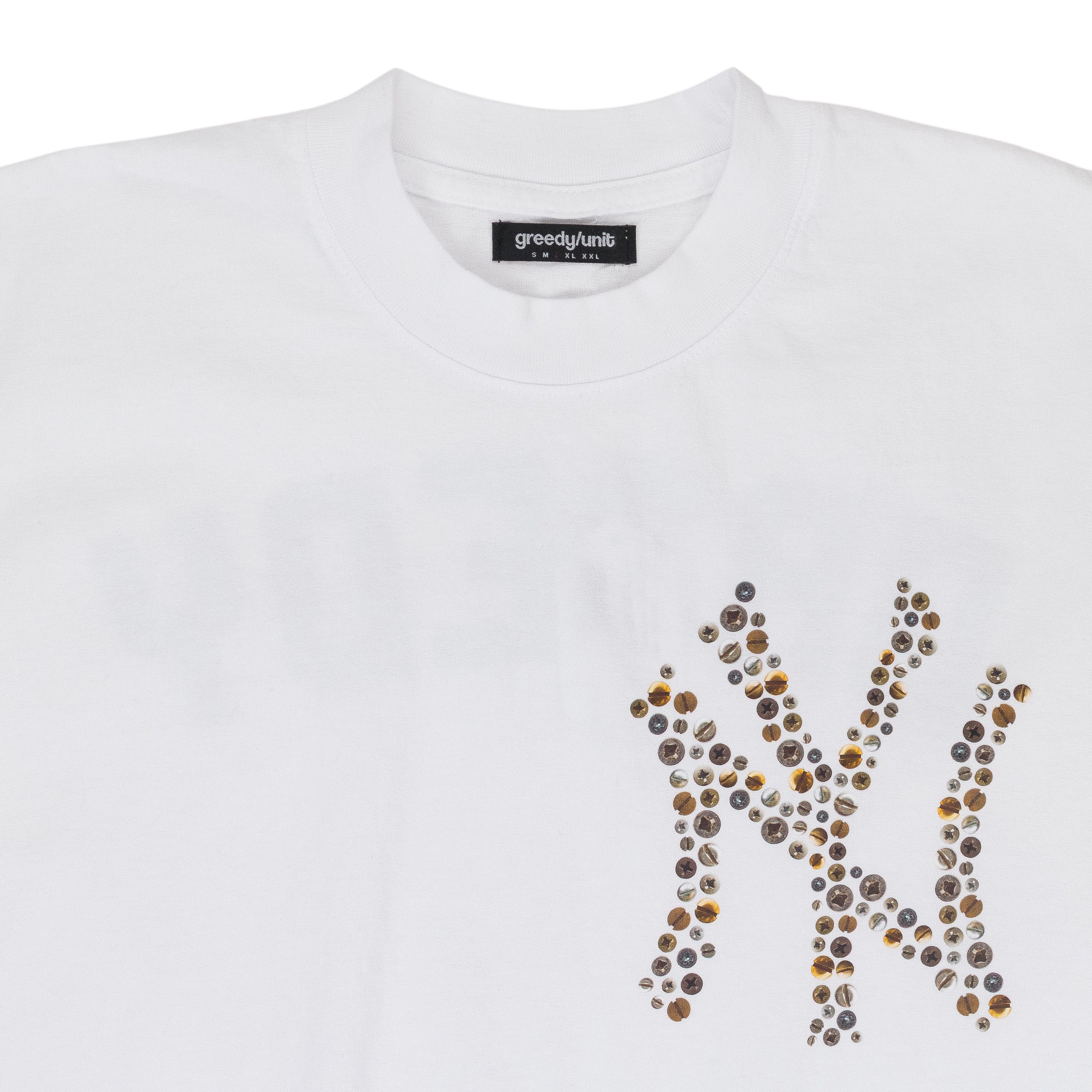 Greedy Unit WHITE YANKEE SCREW T-SHIRT SIZE M Size US M / EU 48-50 / 2 - 3 Thumbnail