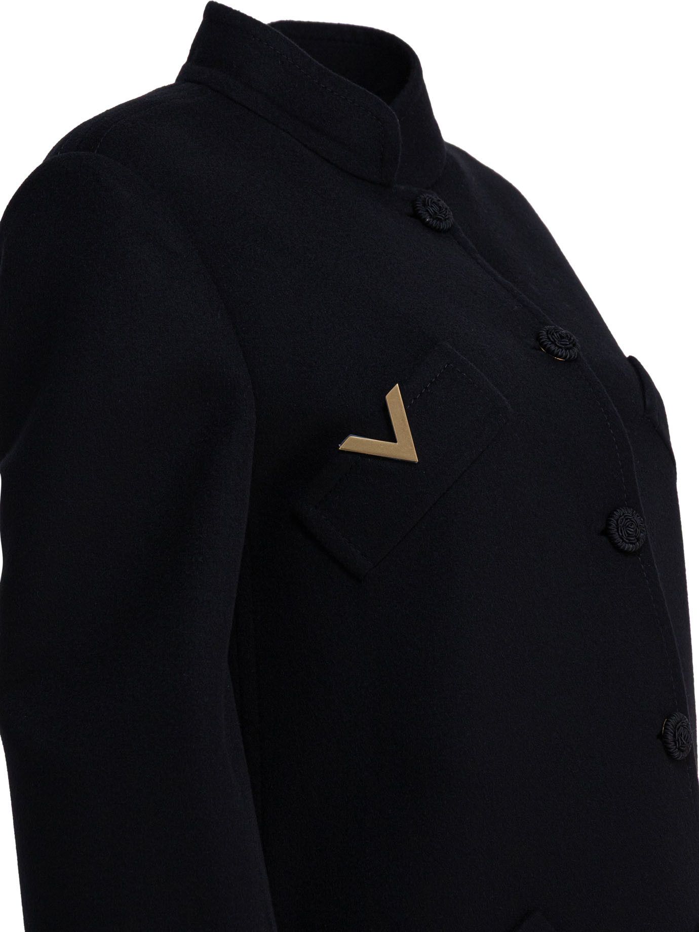 Valentino Wool And Cashmere Coat Size S / US 4 / IT 40 - 4 Thumbnail
