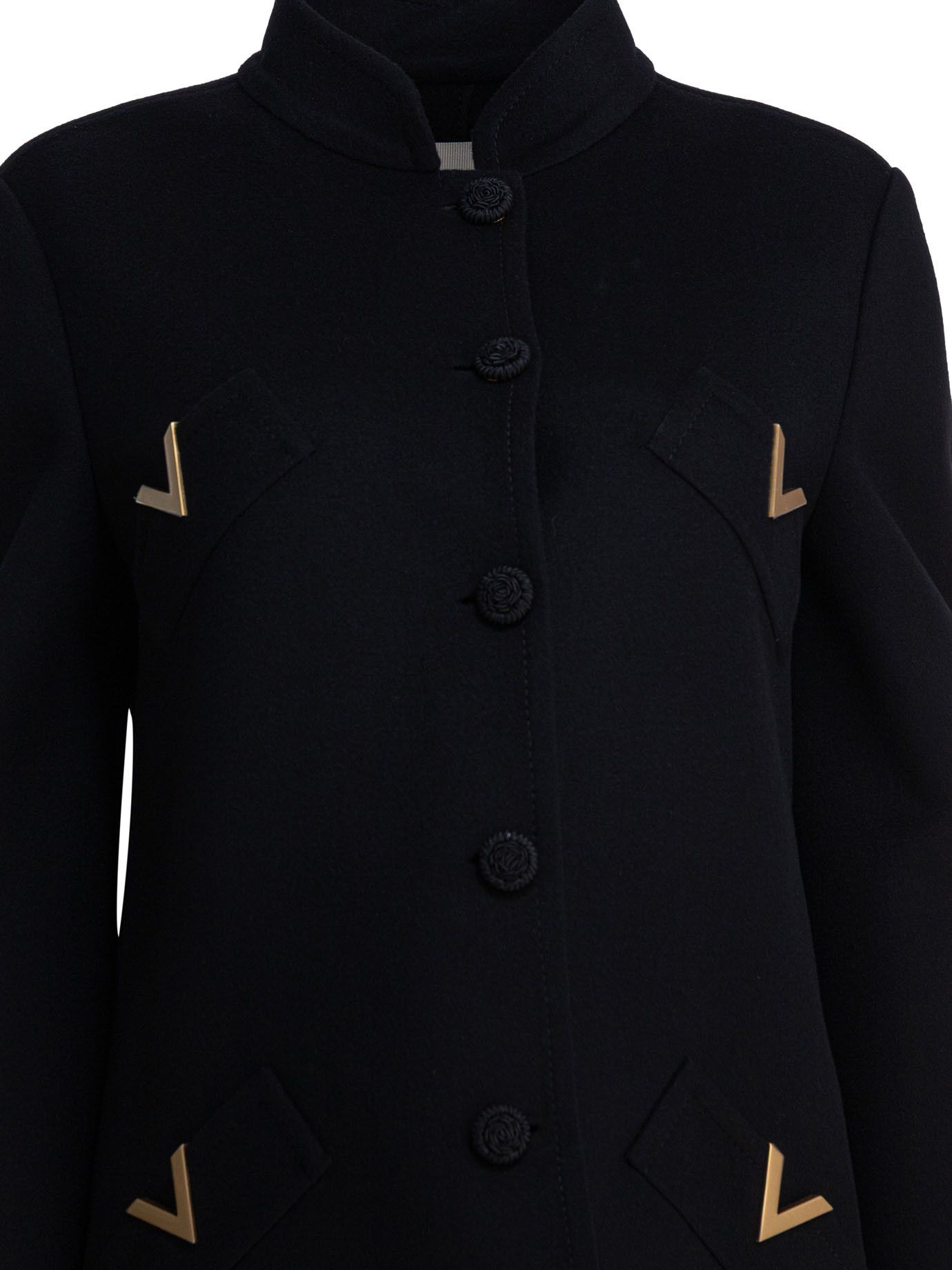 Valentino Wool And Cashmere Coat Size S / US 4 / IT 40 - 3 Thumbnail