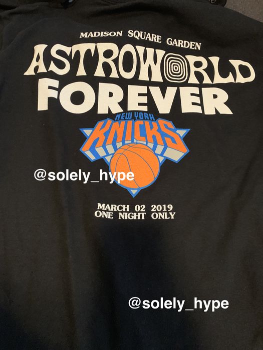 astroworld knicks merch