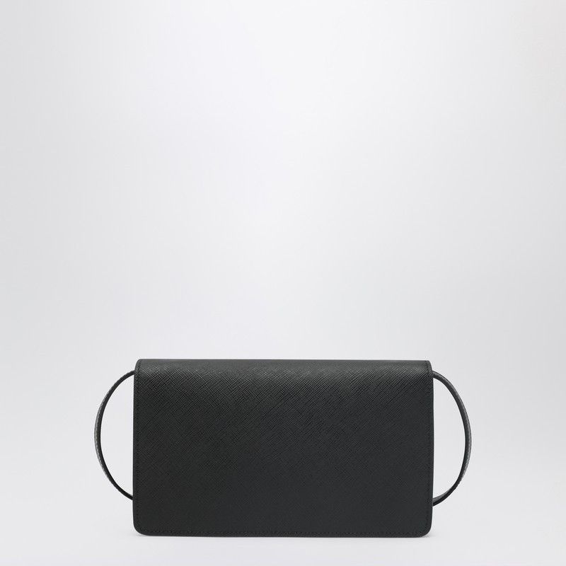 Prada Prada Mini Black Bag In Saffiano Size ONE SIZE - 2 Thumbnail
