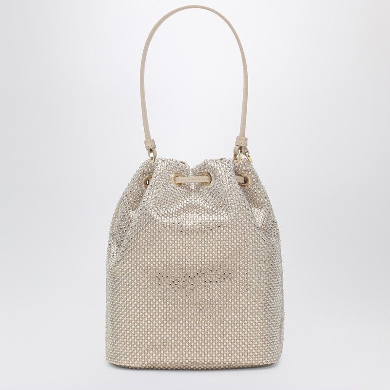 Prada Prada Sand-Coloured Bucket Bag With Crystals Size ONE SIZE - 2 Thumbnail