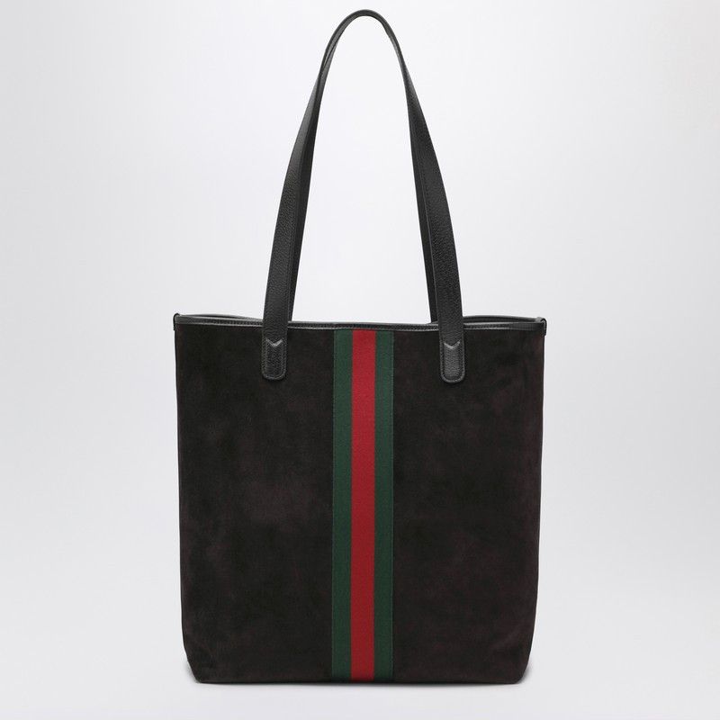 Gucci Gucci Medium Ophidia Shopping Bag In Brown Suede Size ONE SIZE - 2 Thumbnail