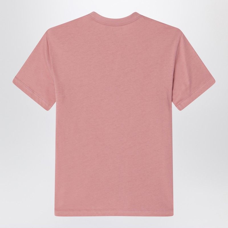 Fendi Fendi Pink Cotton T-Shirt With Logo Print Size S / US 4 / IT 40 - 2 Thumbnail