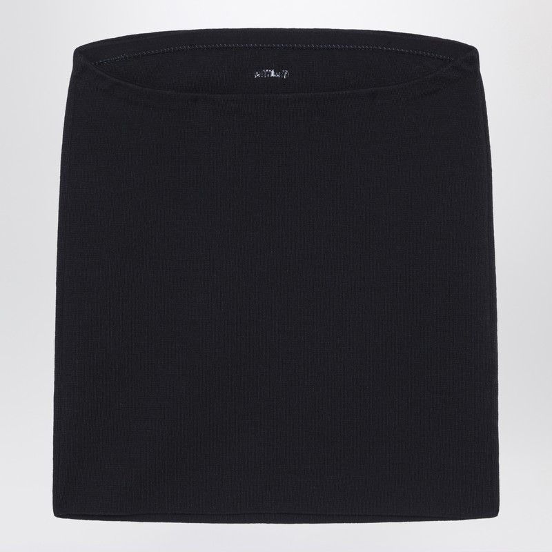 Miu Miu Miu Miu Blue Cotton Top With Logo Size M / US 6-8 / IT 42-44 - 2 Thumbnail