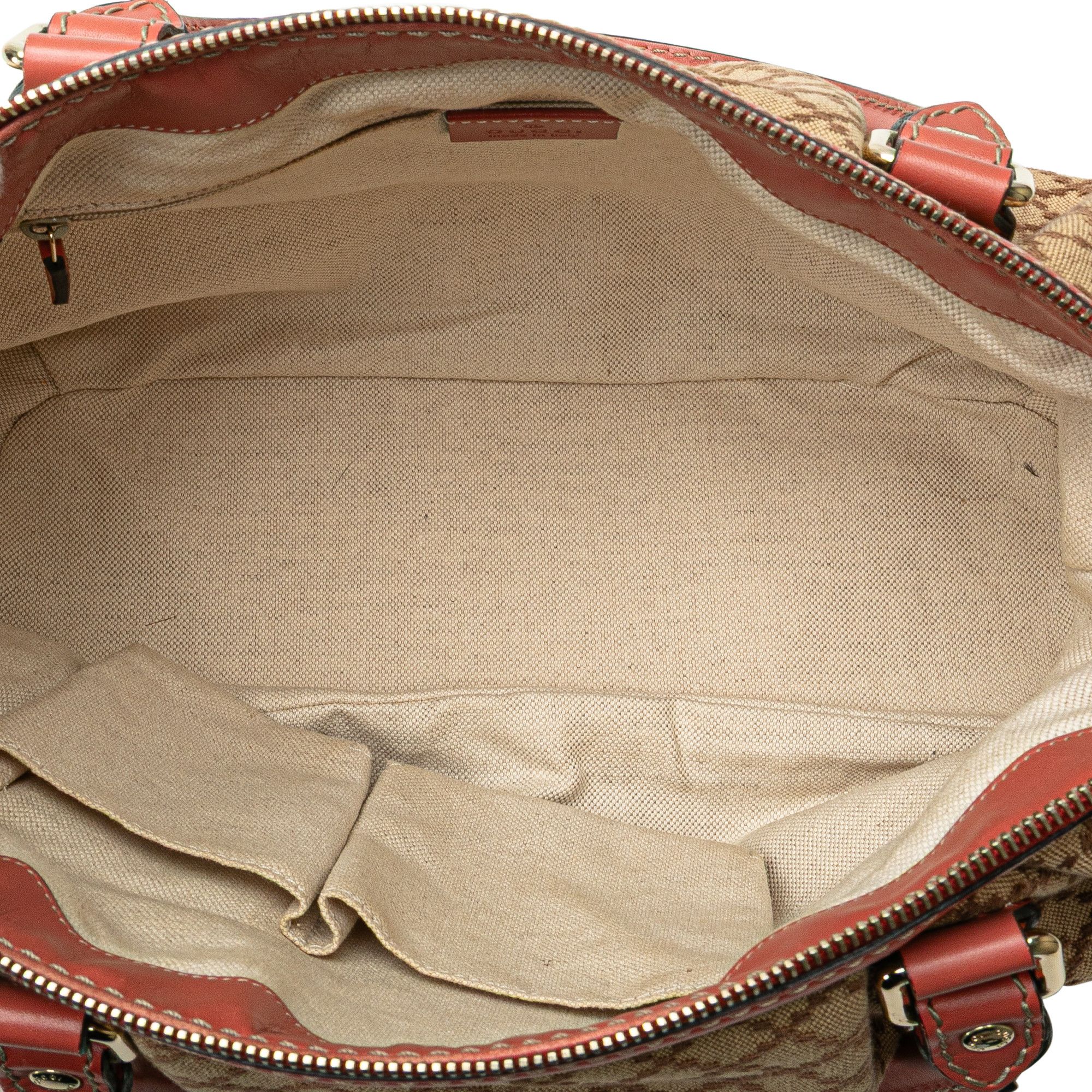 Gucci Gucci Diamante Canvas Sukey Satchel Size ONE SIZE - 4 Thumbnail