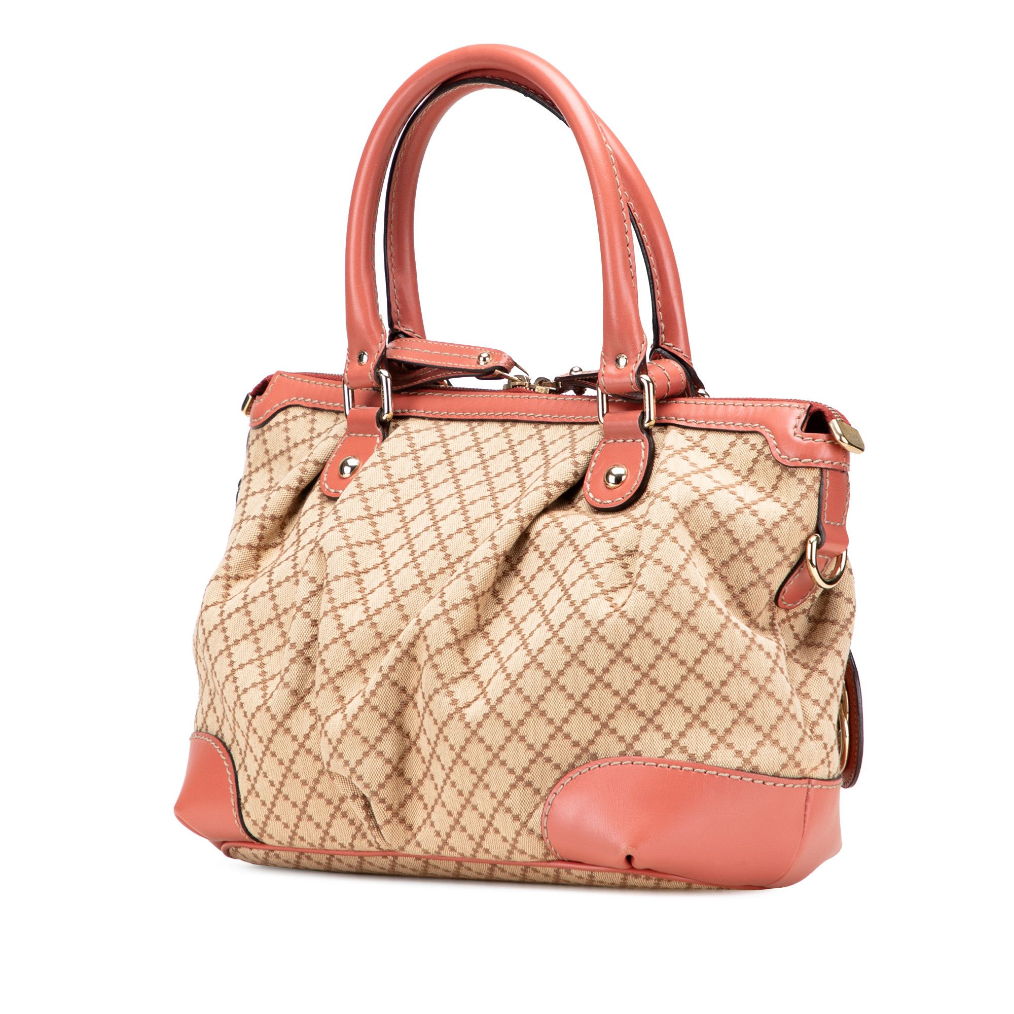 Gucci Gucci Diamante Canvas Sukey Satchel Size ONE SIZE - 2 Thumbnail