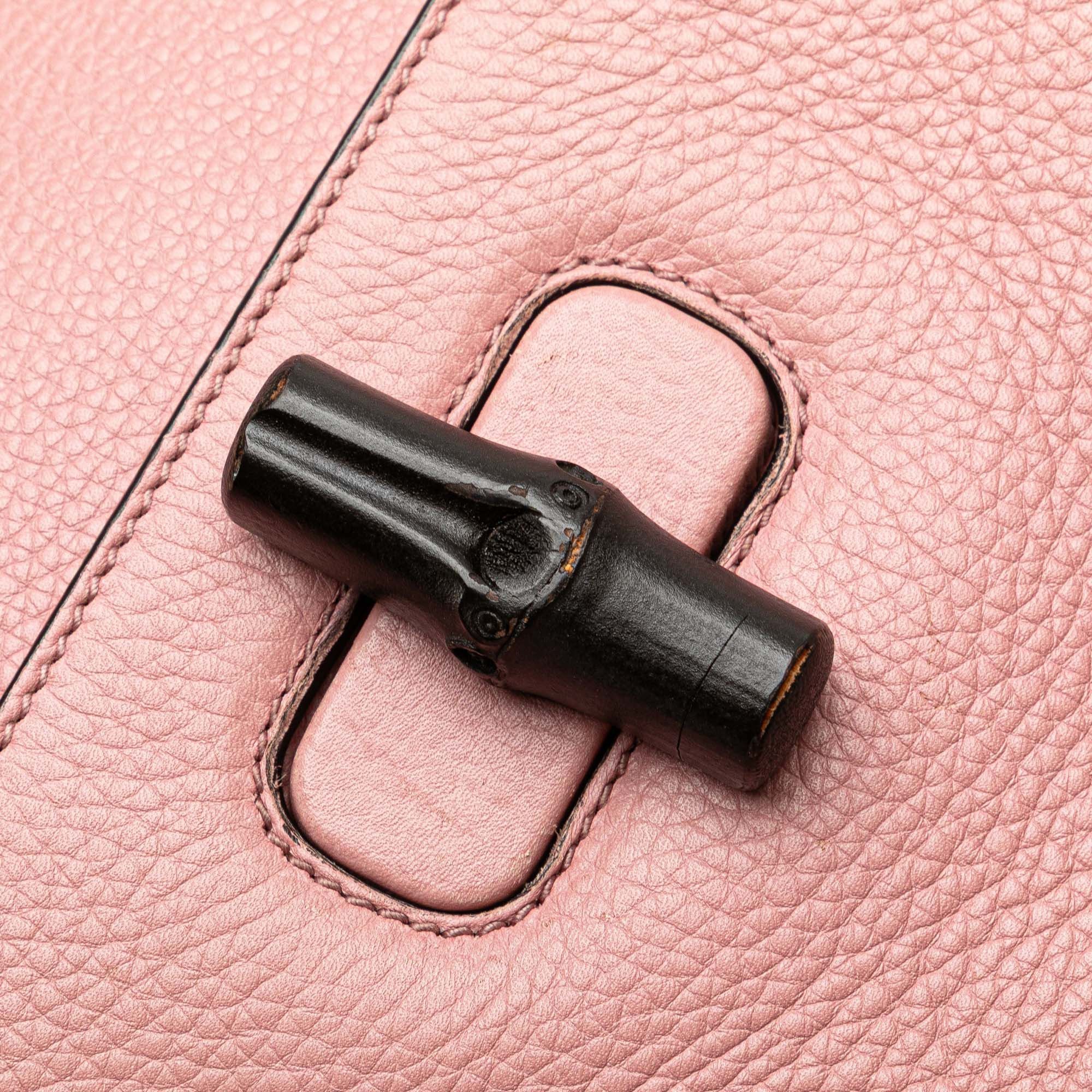 Gucci Gucci Medium Leather Bamboo Daily Satchel Size ONE SIZE - 6 Thumbnail