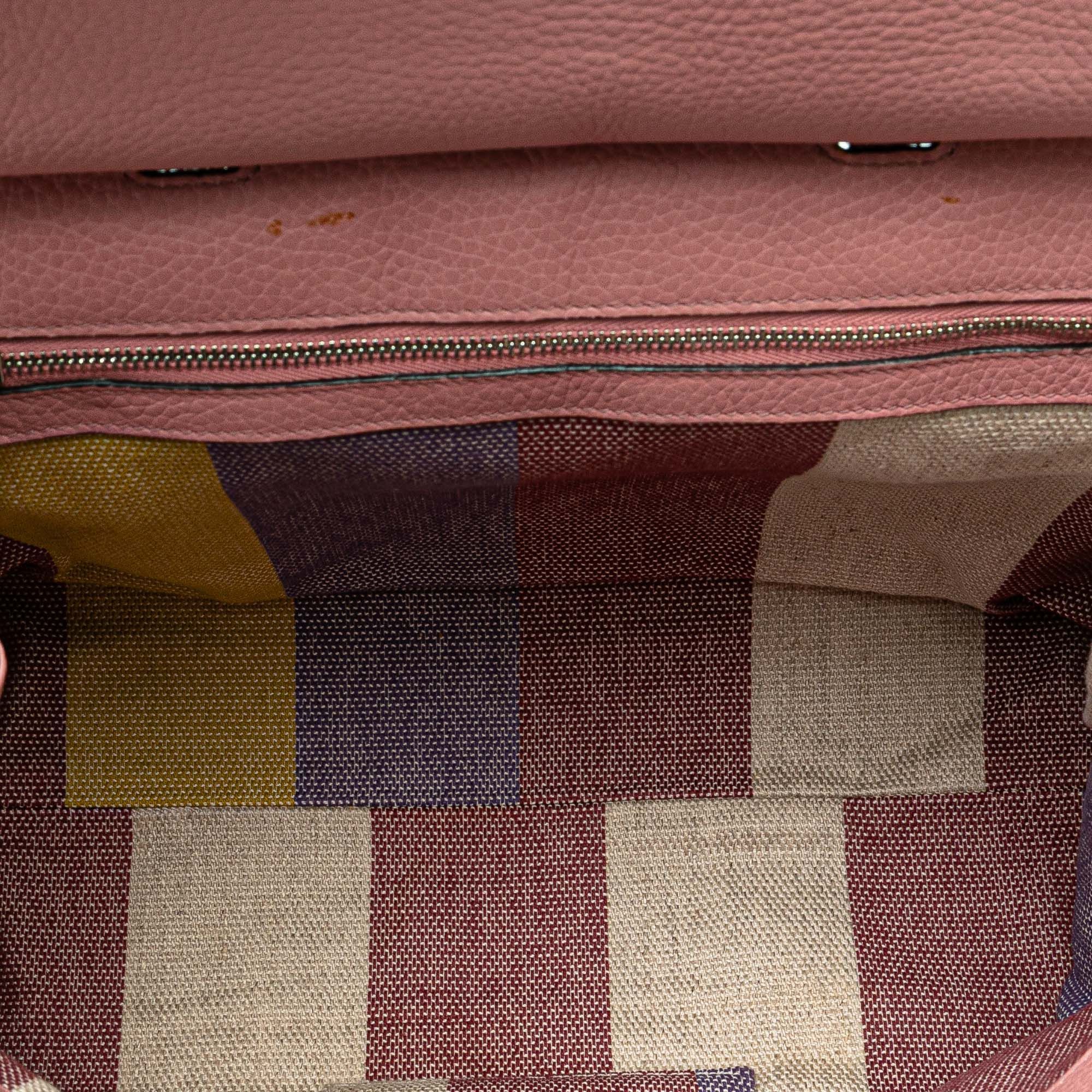 Gucci Gucci Medium Leather Bamboo Daily Satchel Size ONE SIZE - 4 Thumbnail