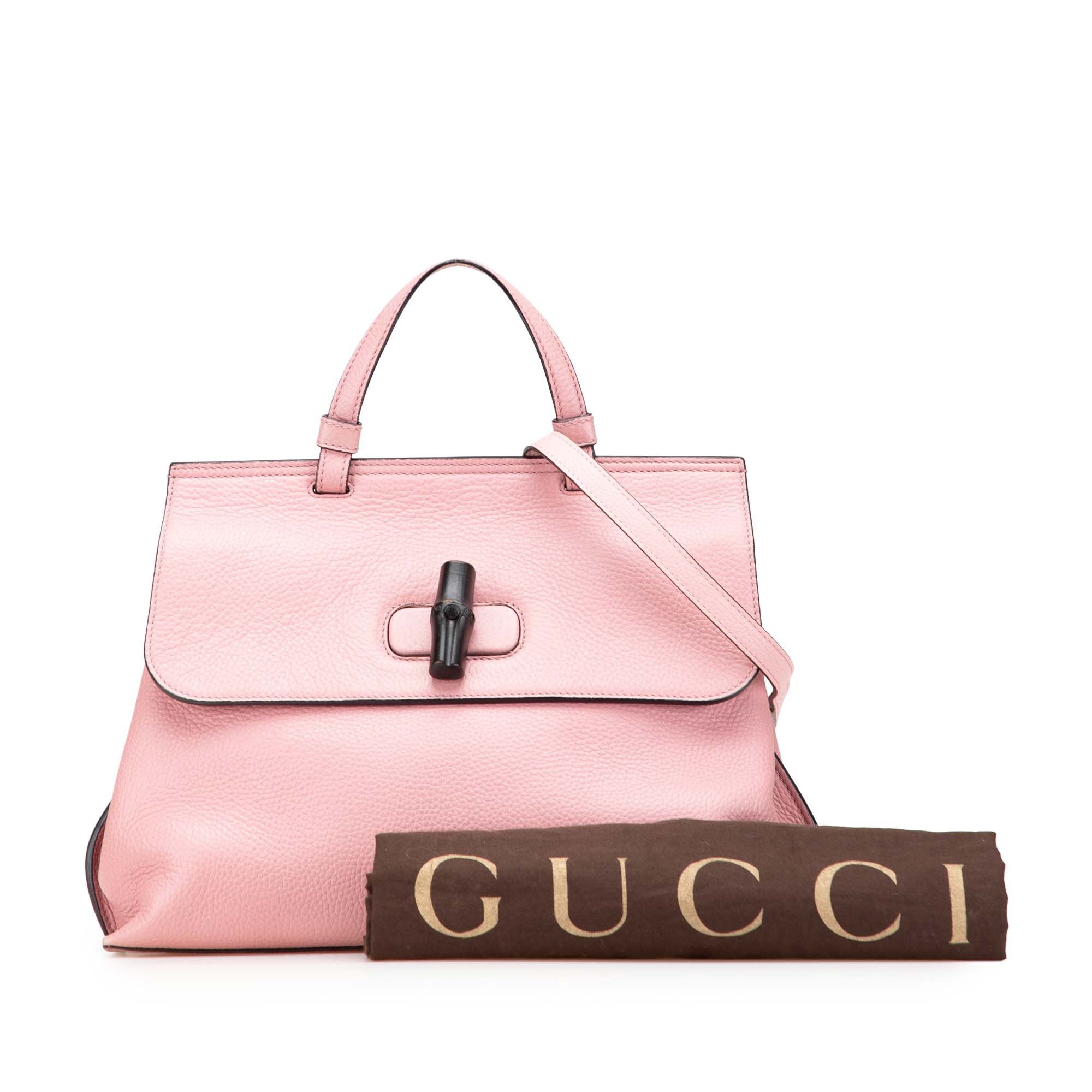 Gucci Gucci Medium Leather Bamboo Daily Satchel Size ONE SIZE - 11 Thumbnail