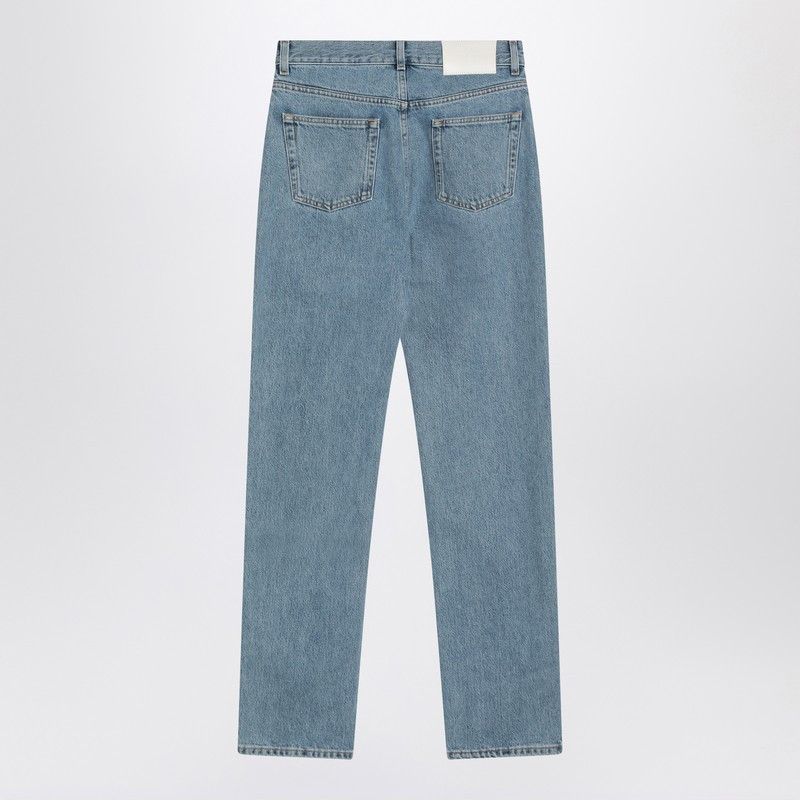 Loulou de Saison Loulou De Saison Straight Jeans Wular Blue Size 27" / US 4 / IT 40 - 2 Thumbnail