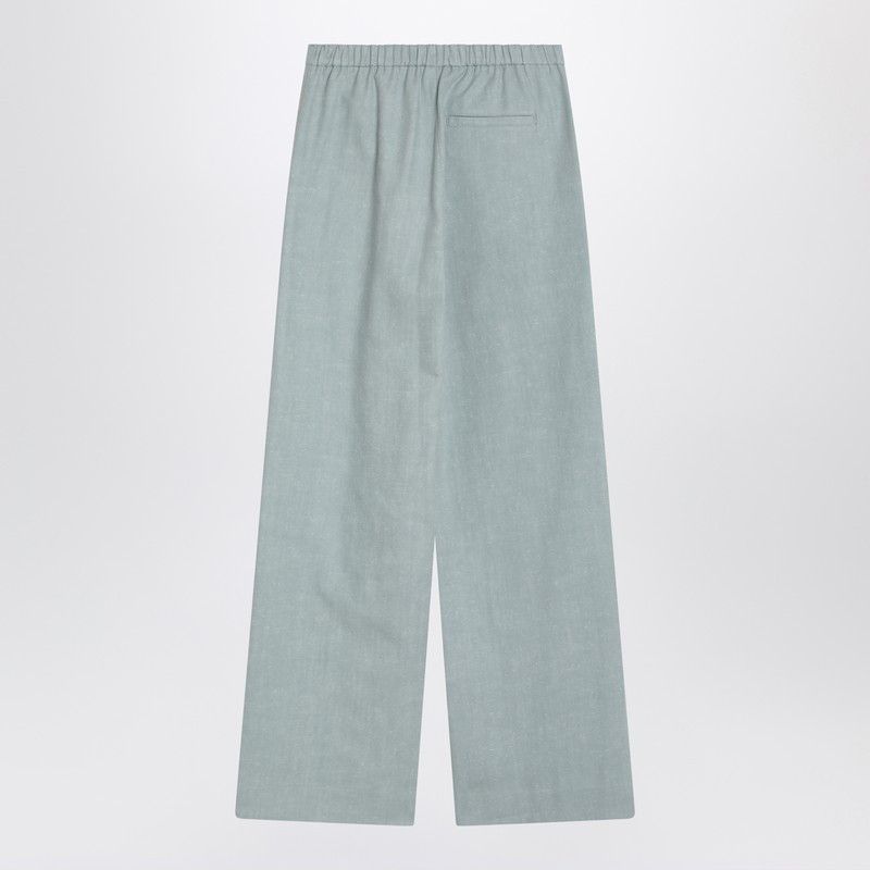 Loulou de Saison Loulou De Saison Gray Fog Pants In Cotton Blend Size 30" / US 8 / IT 44 - 2 Thumbnail