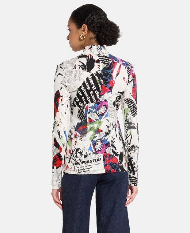 Diane von Furstenberg Long-sleeved top Size XXS / US 00 / IT 34 - 2 Thumbnail