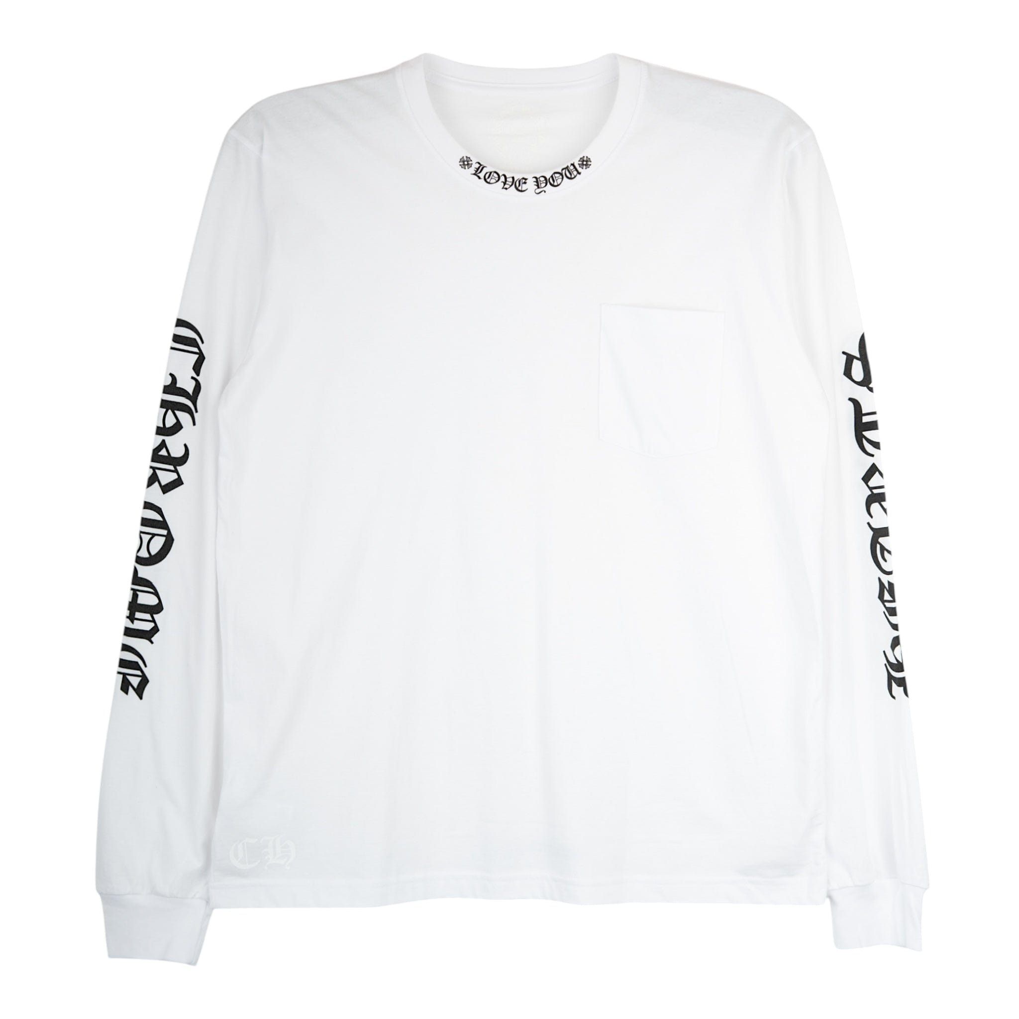 トップス Chrome Hearts LOVE YOU CREW SWEATSHIRT Buy Chrome Hearts Chrome Hearts Love You Floral Crewneck