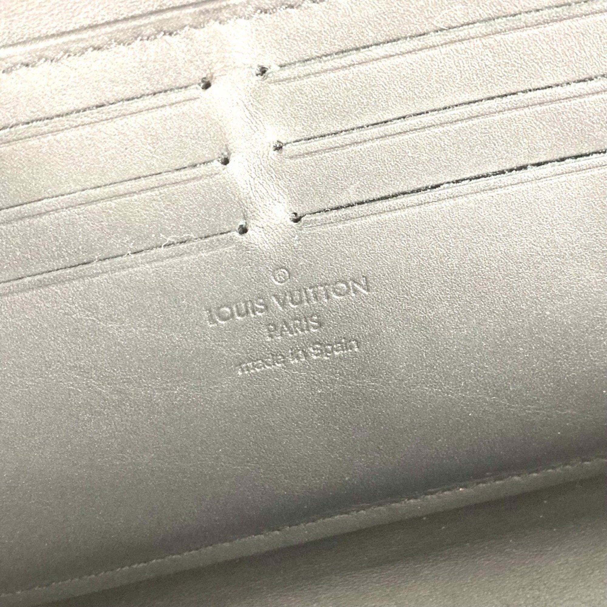 Louis Vuitton LOUIS VUITTON M69831 Aerogram Zippy Wallet, Round Zipper, Grained Leather, Men's, Noir Black Size ONE SIZE - 17 Thumbnail